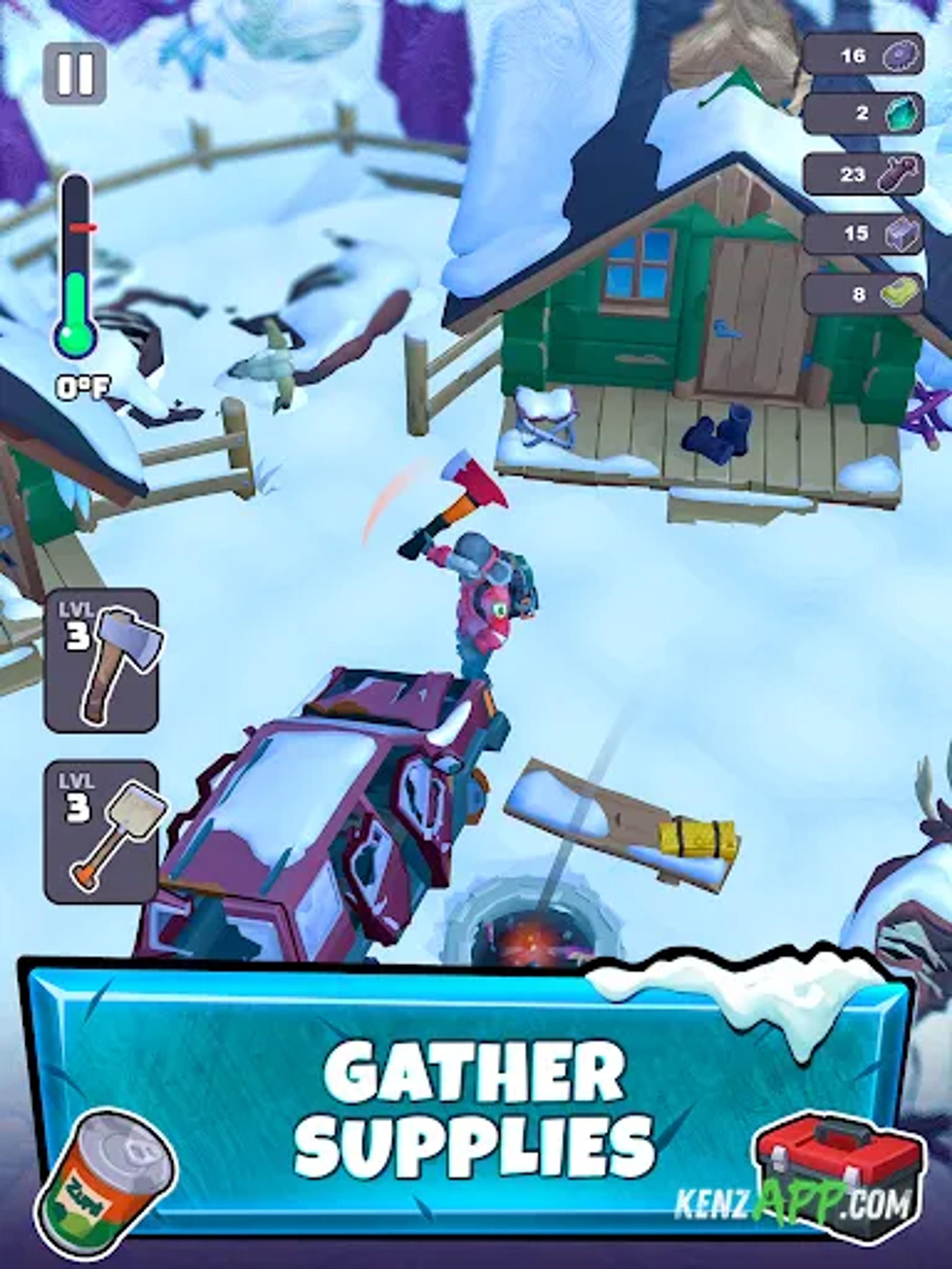 لقطة شاشة 3 من Frost World - Snow Survival