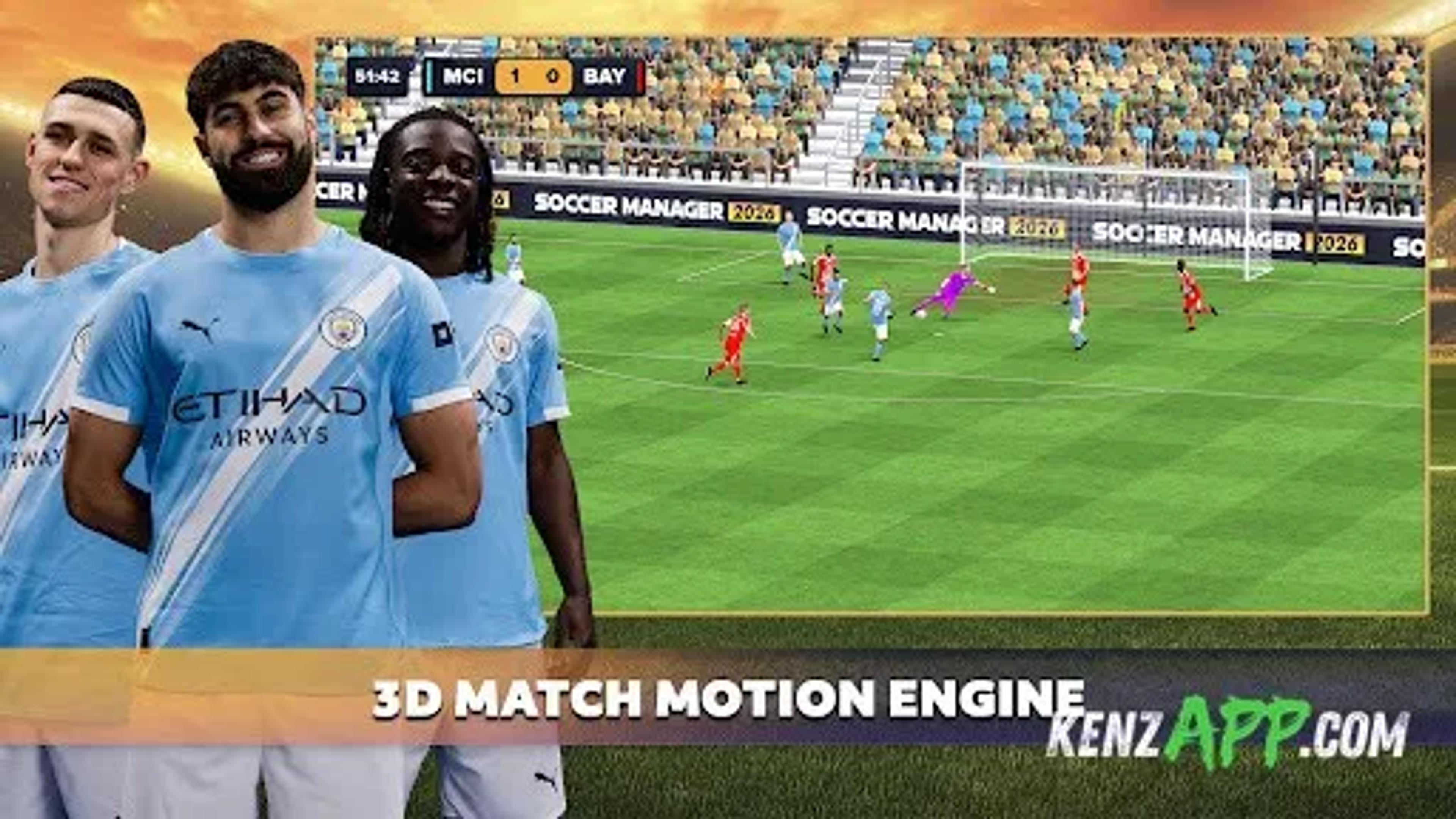 لقطة شاشة 4 من Soccer Manager 2026 - Football
