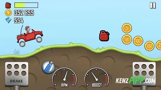 لقطة شاشة 1 من Hill Climb Racing