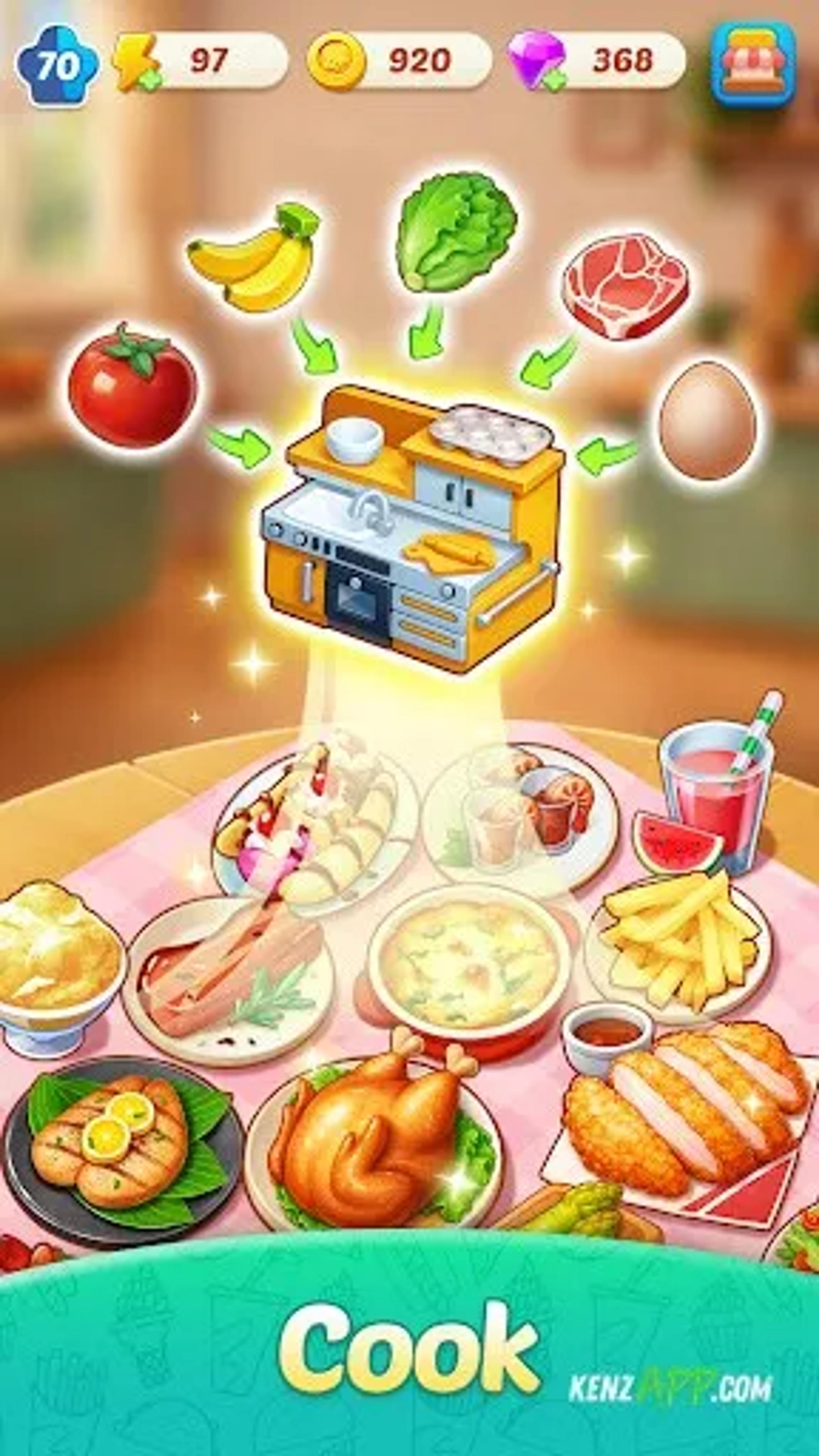 لقطة شاشة 3 من Merge Cooking®