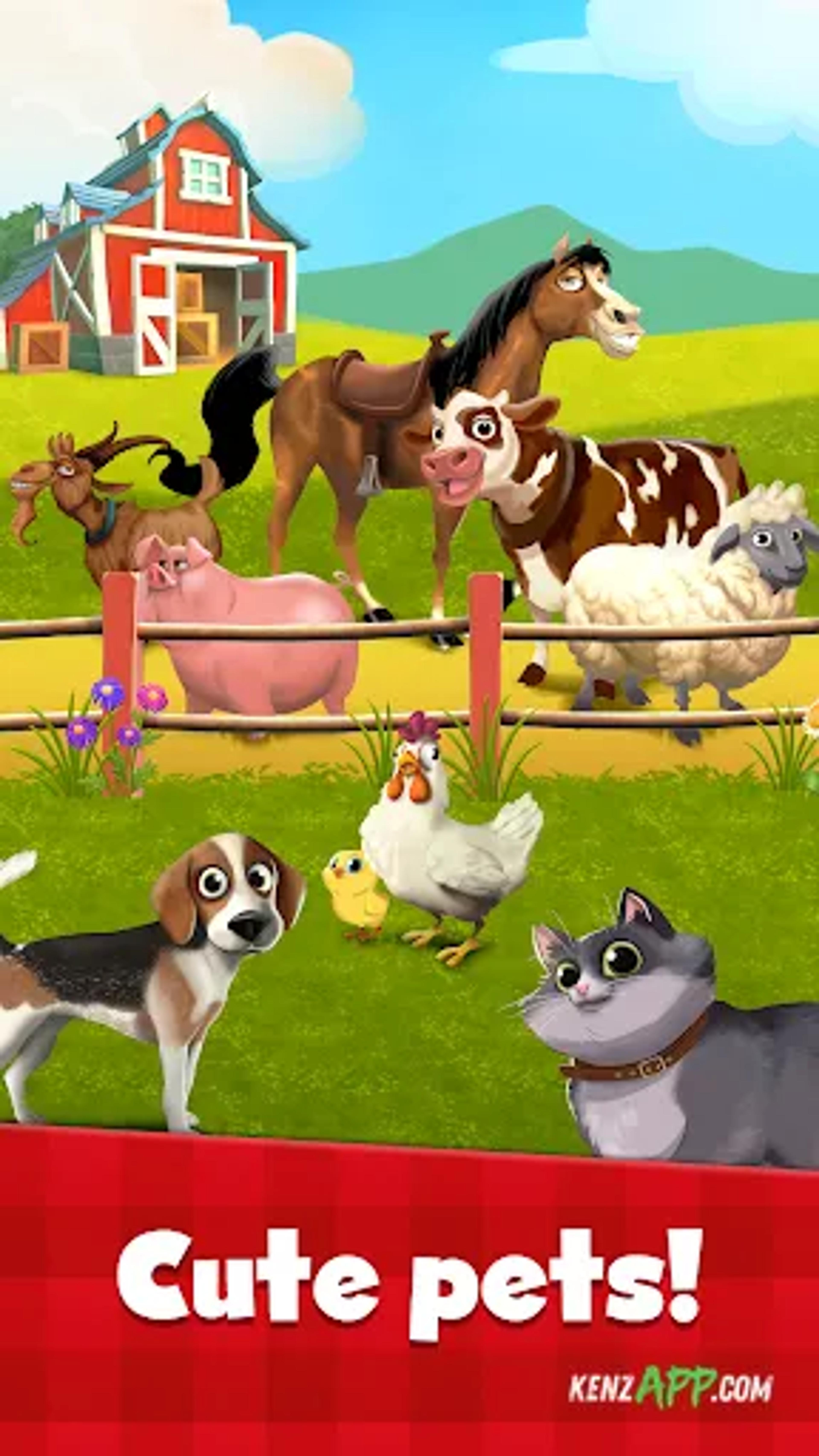 لقطة شاشة 3 من Happy Town Farm: Farming Games