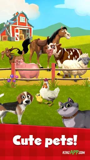 لقطة شاشة 3 من Happy Town Farm: Farming Games
