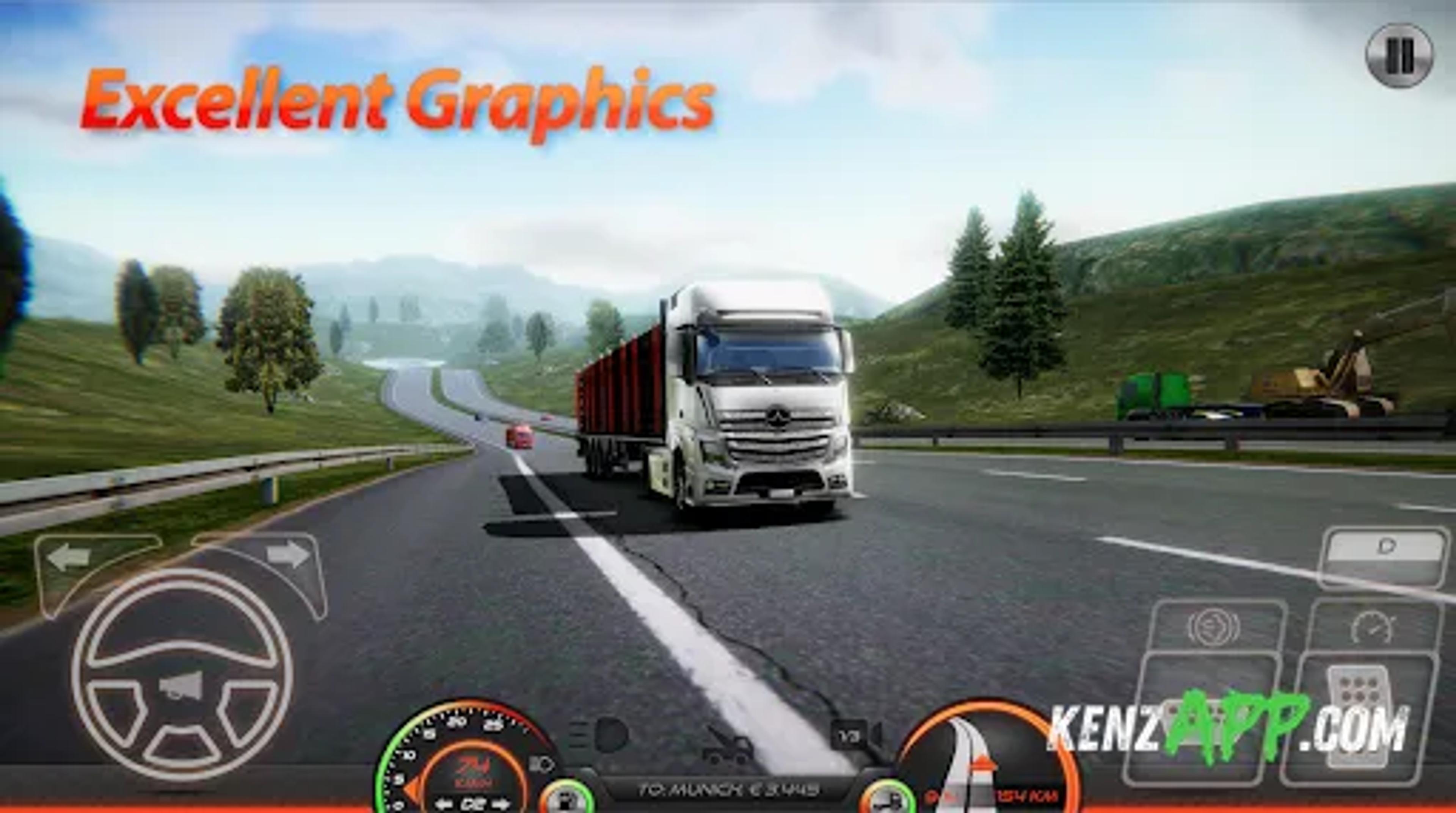 لقطة شاشة 1 من Truckers of Europe 2