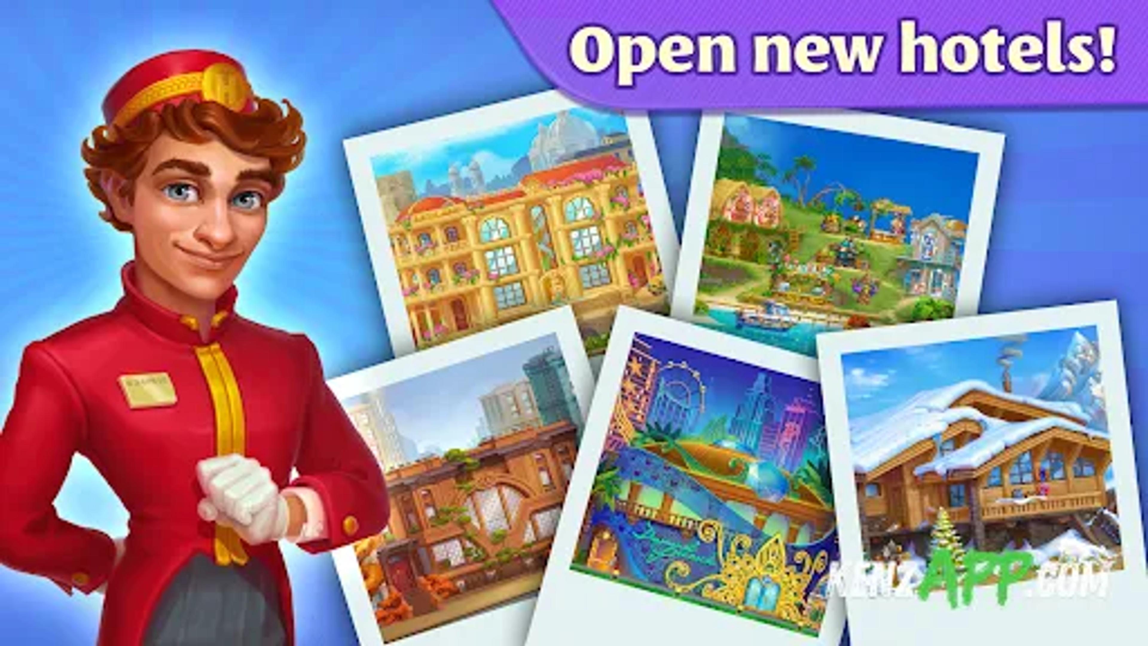 لقطة شاشة 3 من Grand Hotel Mania: Hotel games
