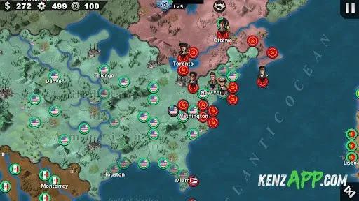 لقطة شاشة 3 من World Conqueror 4-WW2 Strategy