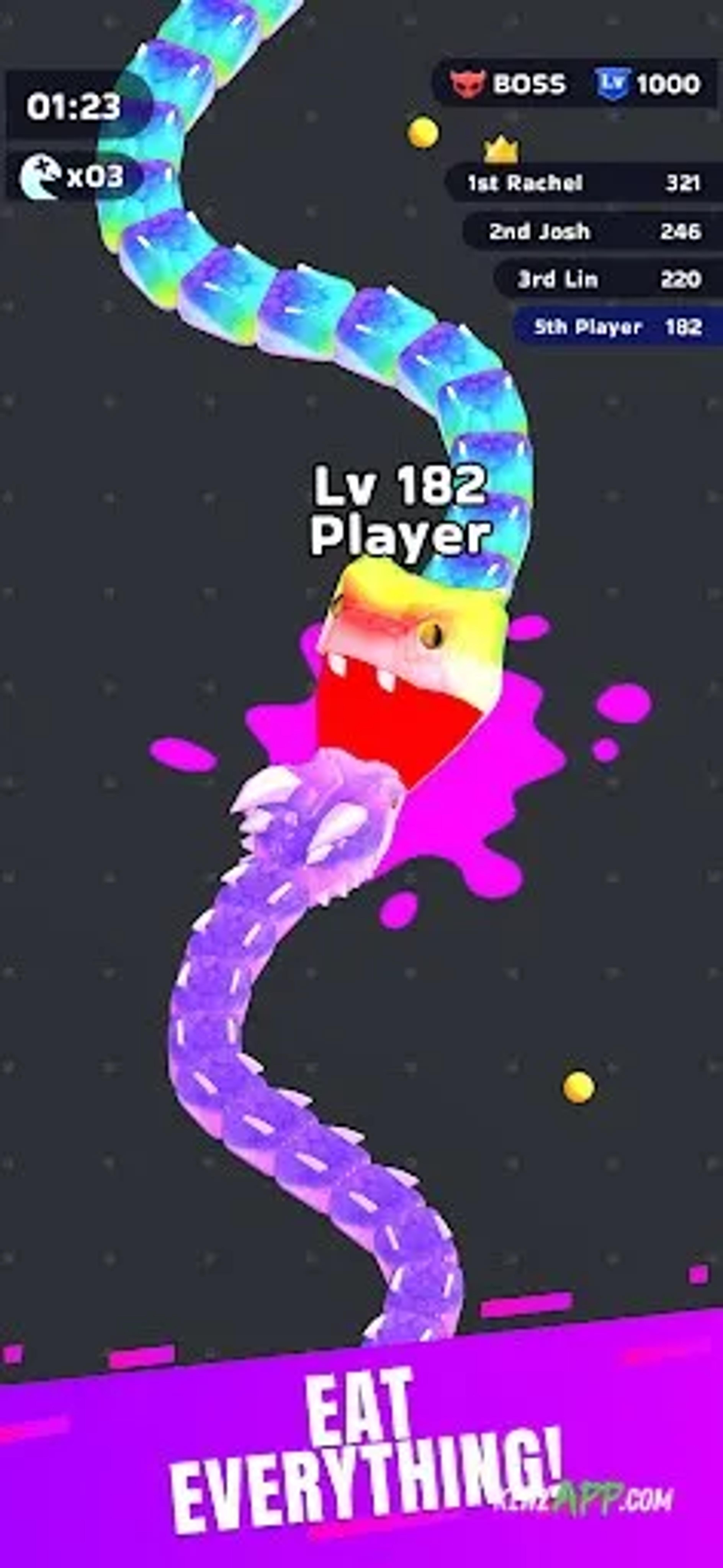 لقطة شاشة 4 من Snake Clash!