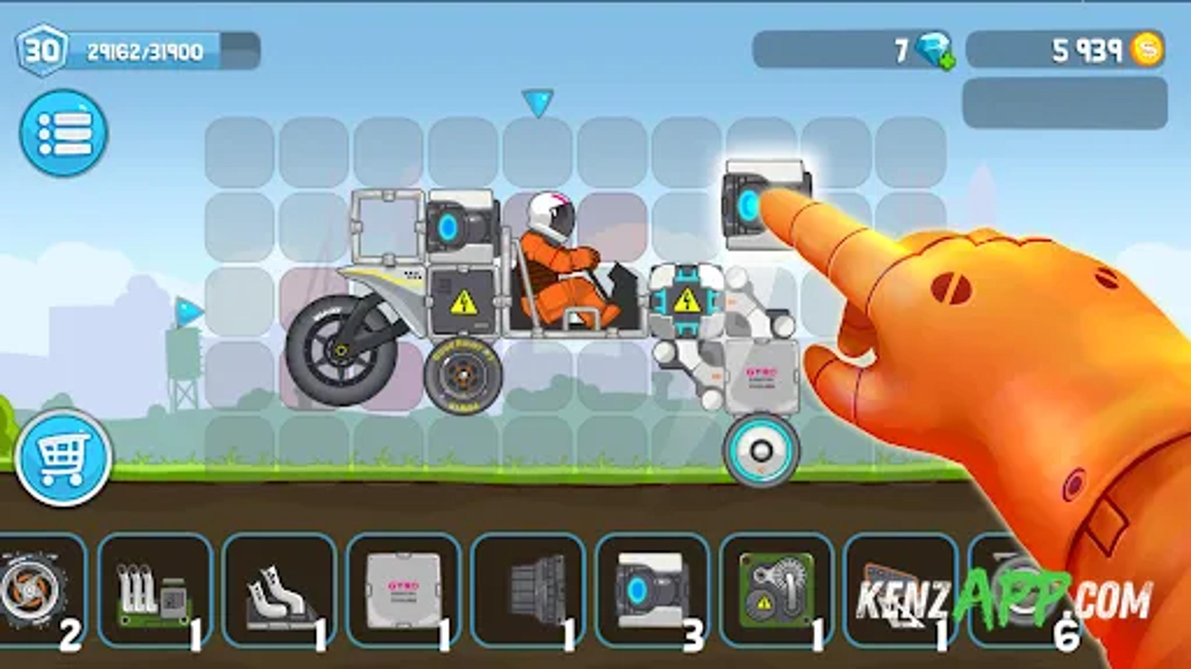 لقطة شاشة 2 من Rovercraft:Race Your Space Car