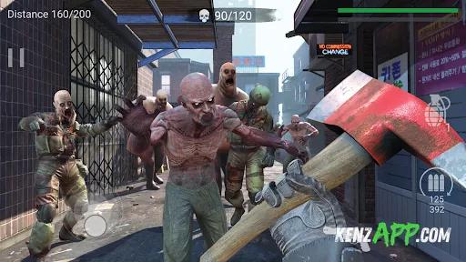 لقطة شاشة 1 من Zombeast: FPS Zombie Shooter