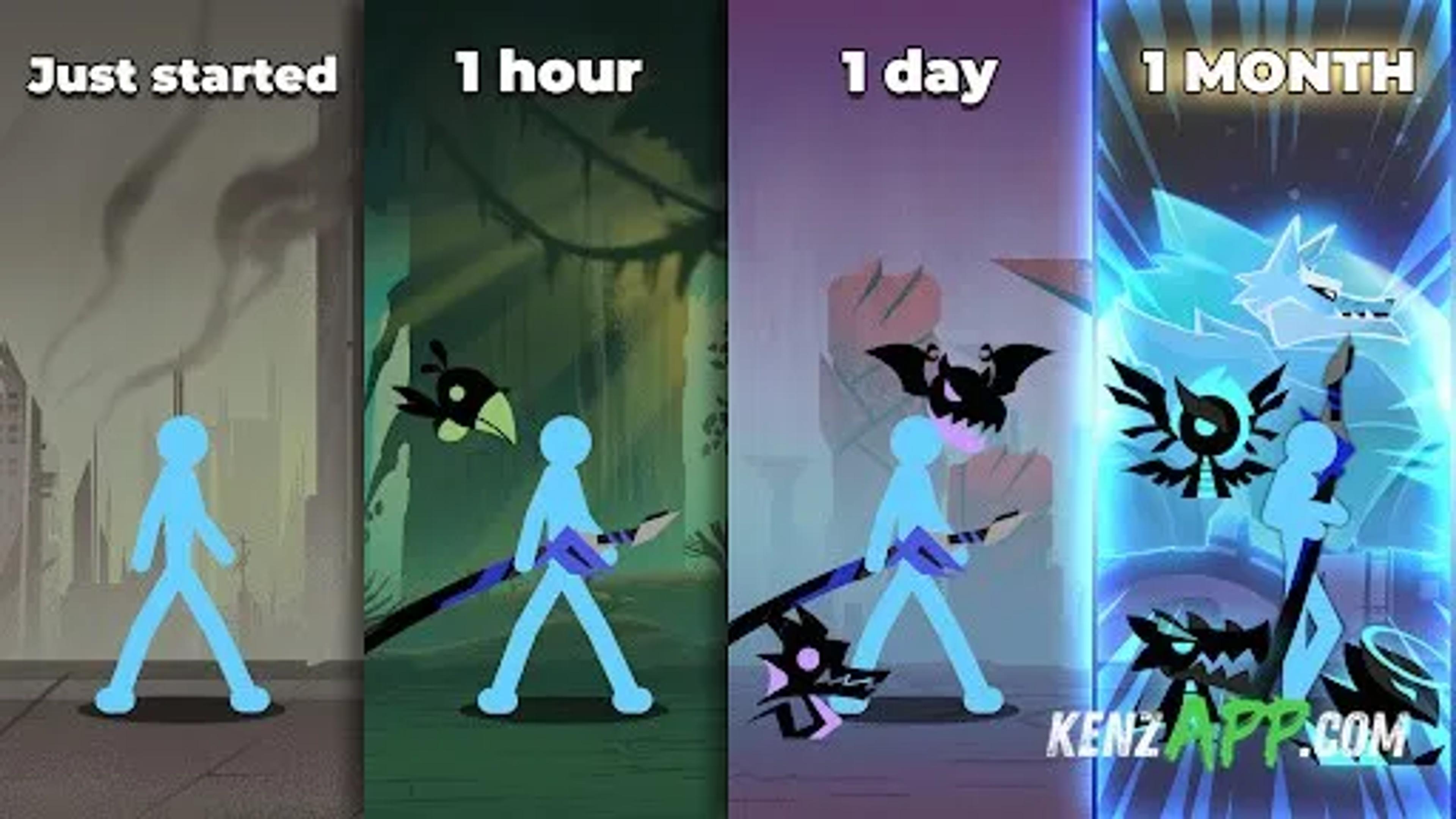 لقطة شاشة 2 من Epic Stickman: Idle RPG War