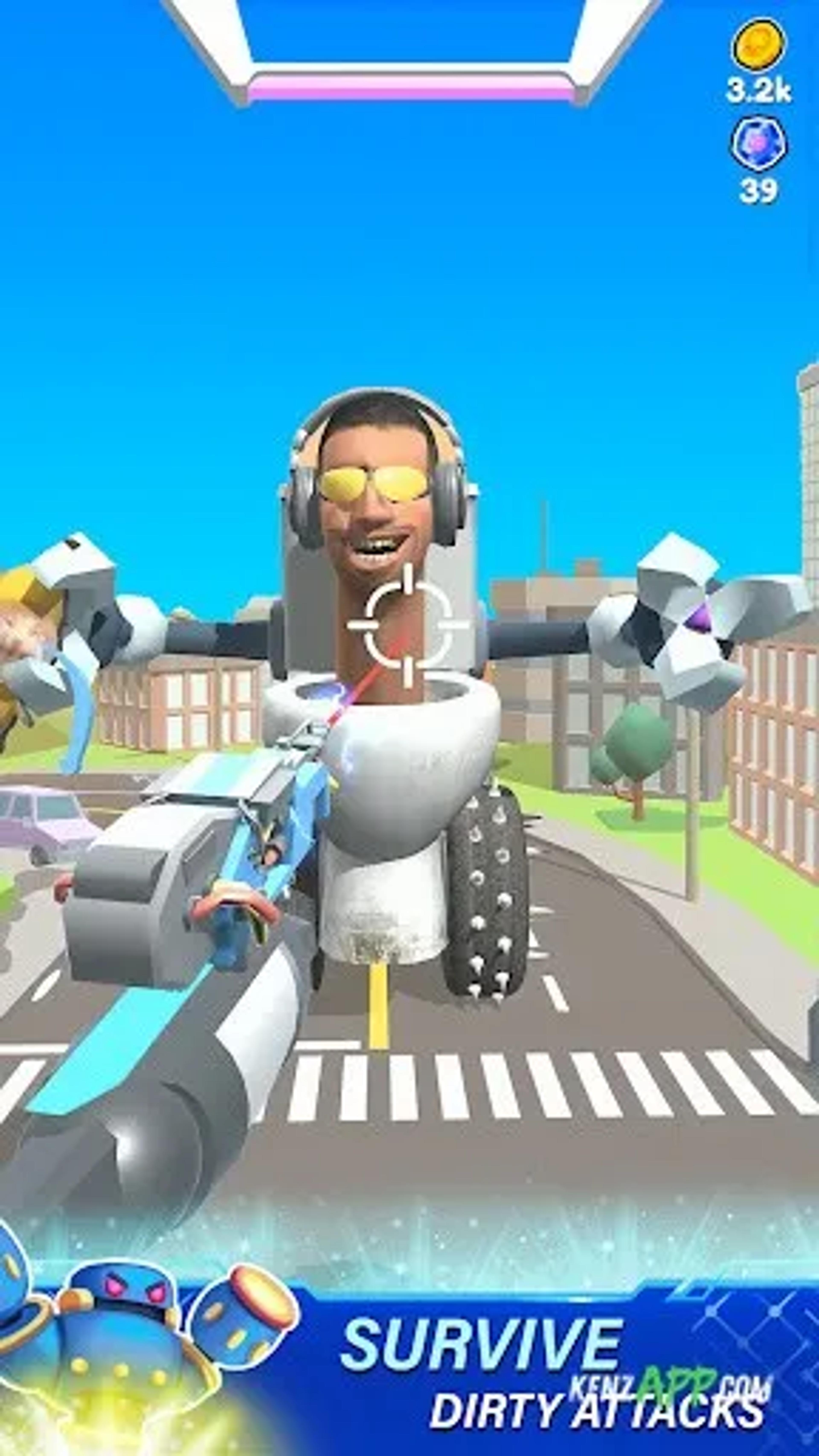 لقطة شاشة 1 من Mechangelion - Robot Fighting