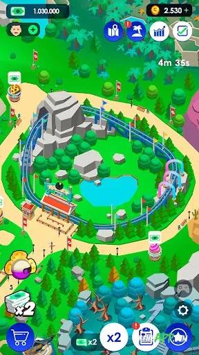 لقطة شاشة 4 من Idle Theme Park Tycoon