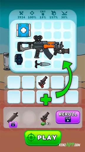 لقطة شاشة 3 من Gun Hero: Cat Survival Shooter