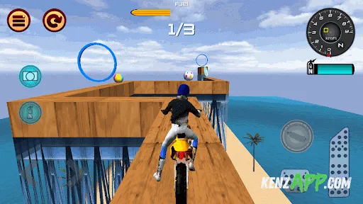 لقطة شاشة 4 من Motocross Beach Jumping 2