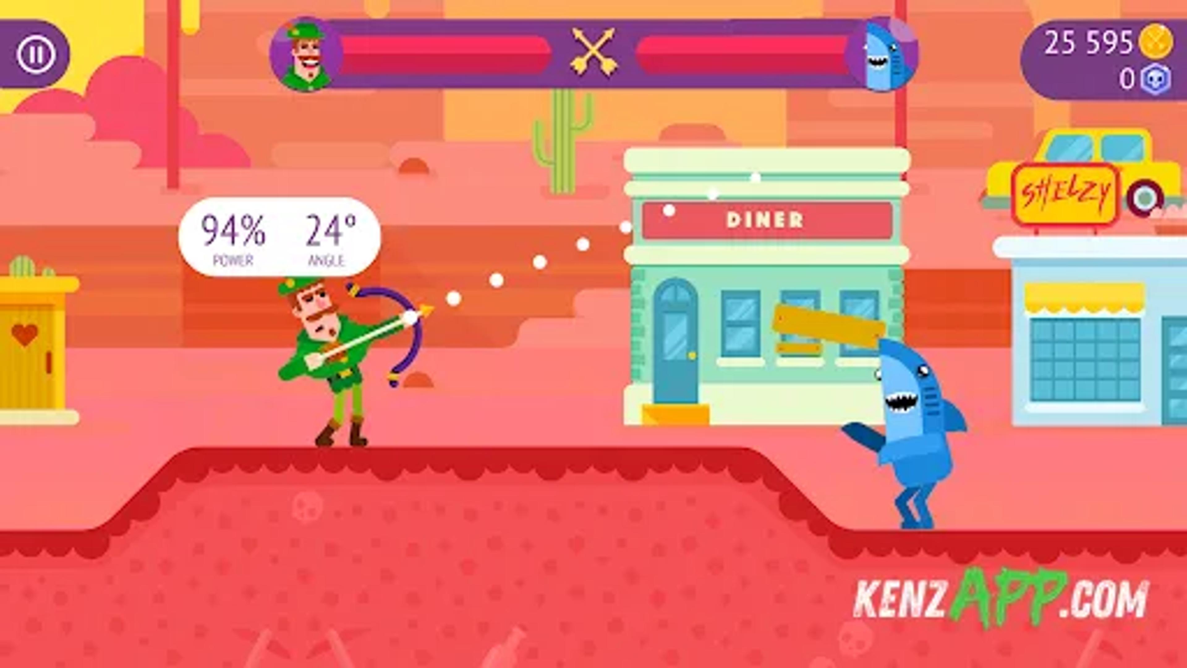 لقطة شاشة 2 من Bowmasters: Archery Shooting