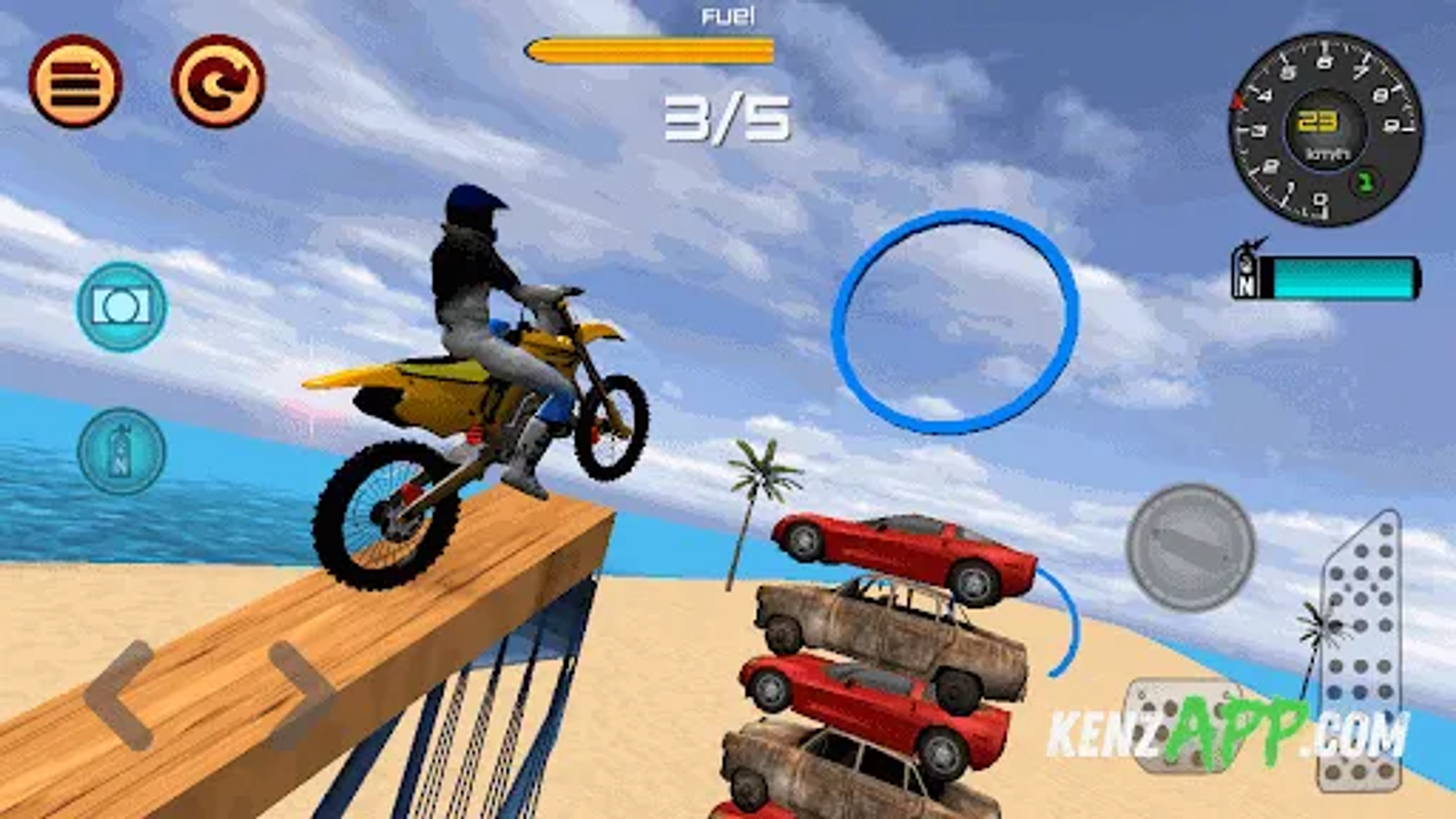 لقطة شاشة 2 من Motocross Beach Jumping 2