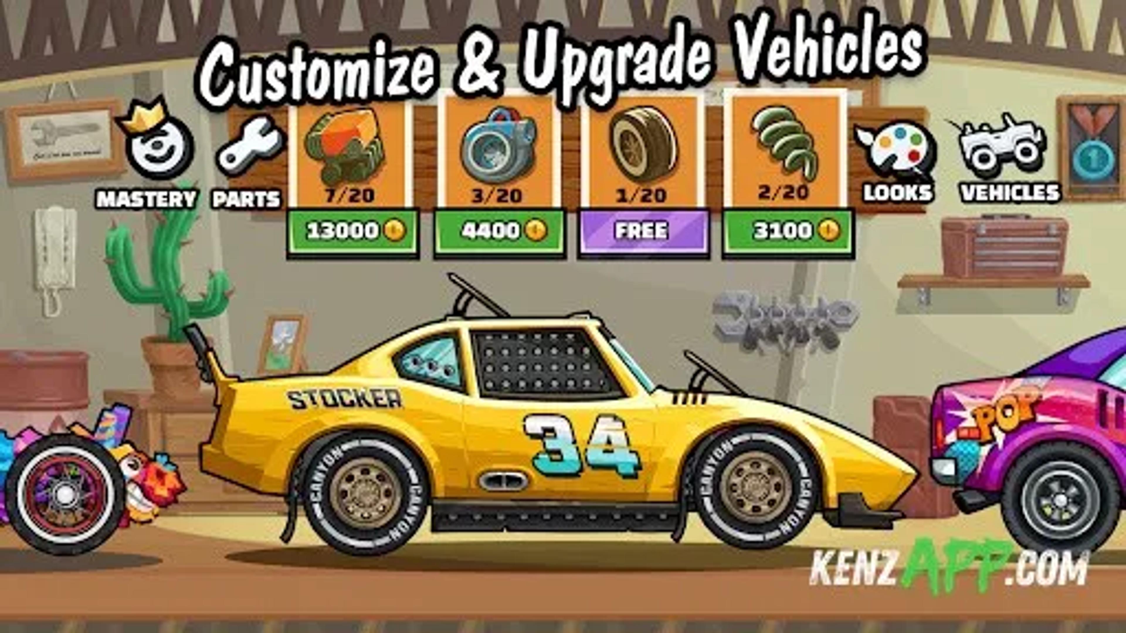 لقطة شاشة 2 من Hill Climb Racing 2