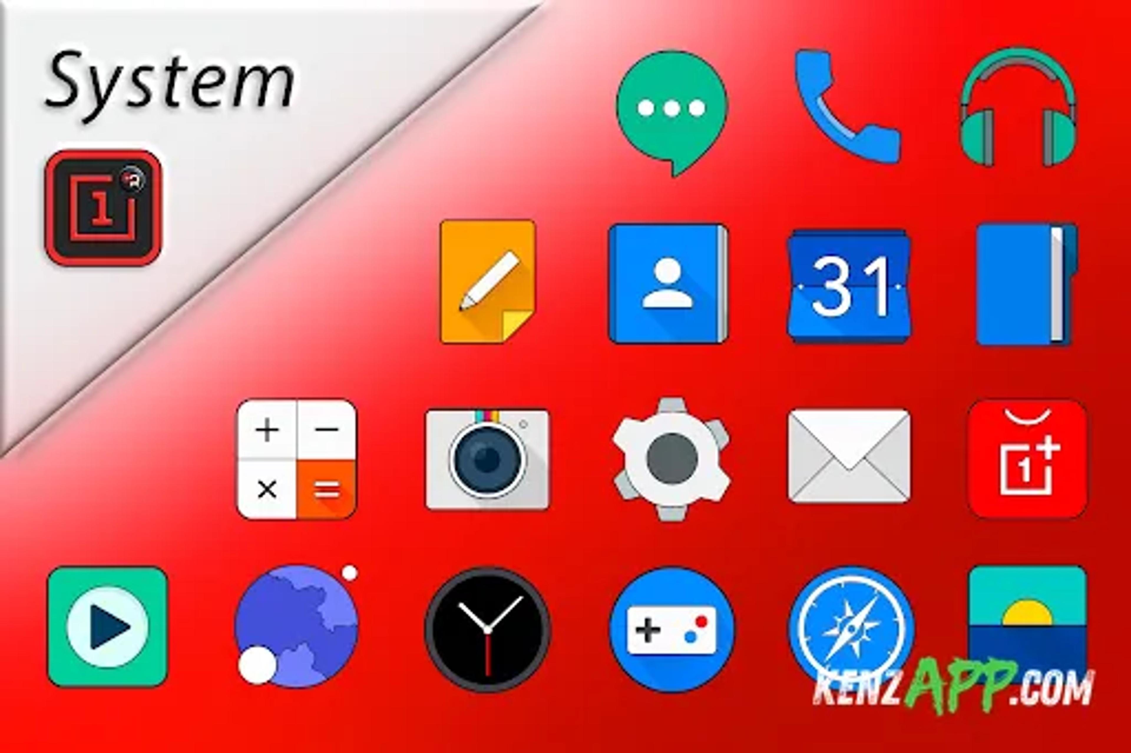 لقطة شاشة 1 من Oxigen HD - Icon Pack