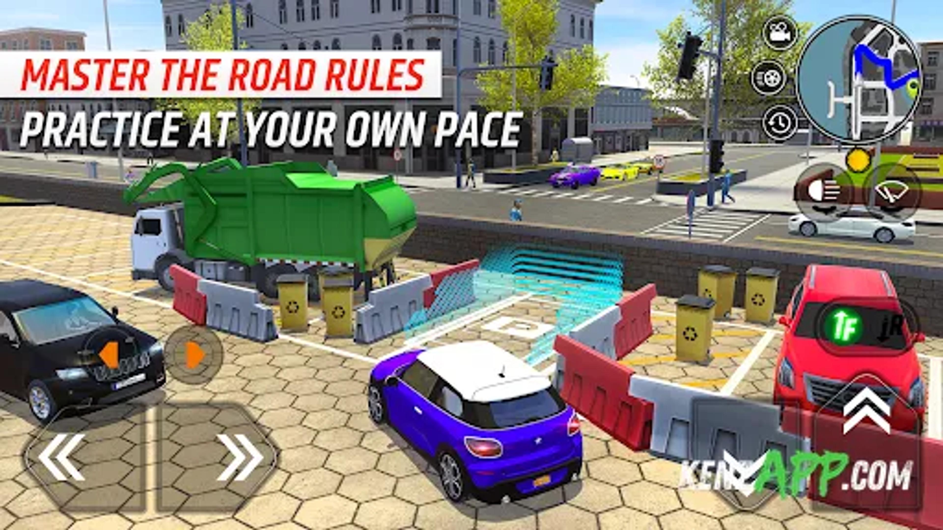 لقطة شاشة 3 من Car Driving School Simulator
