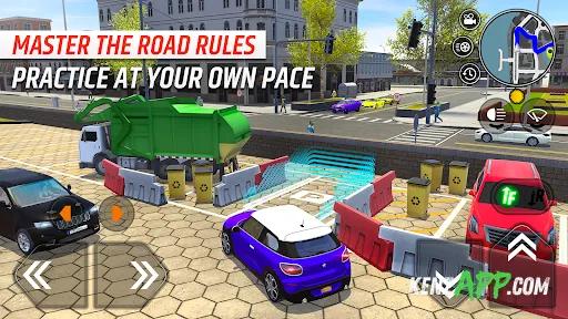 لقطة شاشة 3 من Car Driving School Simulator