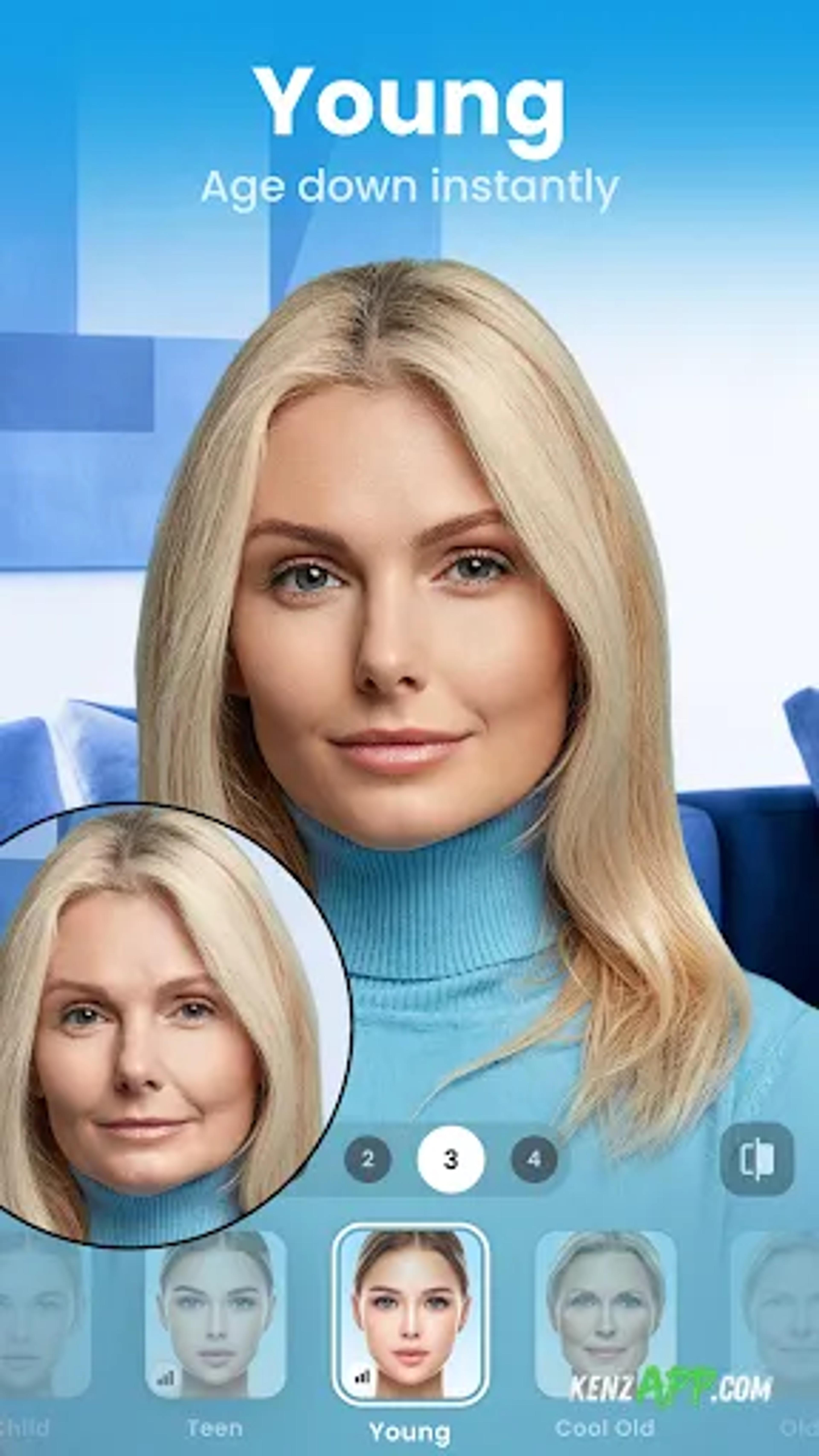 لقطة شاشة 3 من FaceApp: Perfect Face Editor