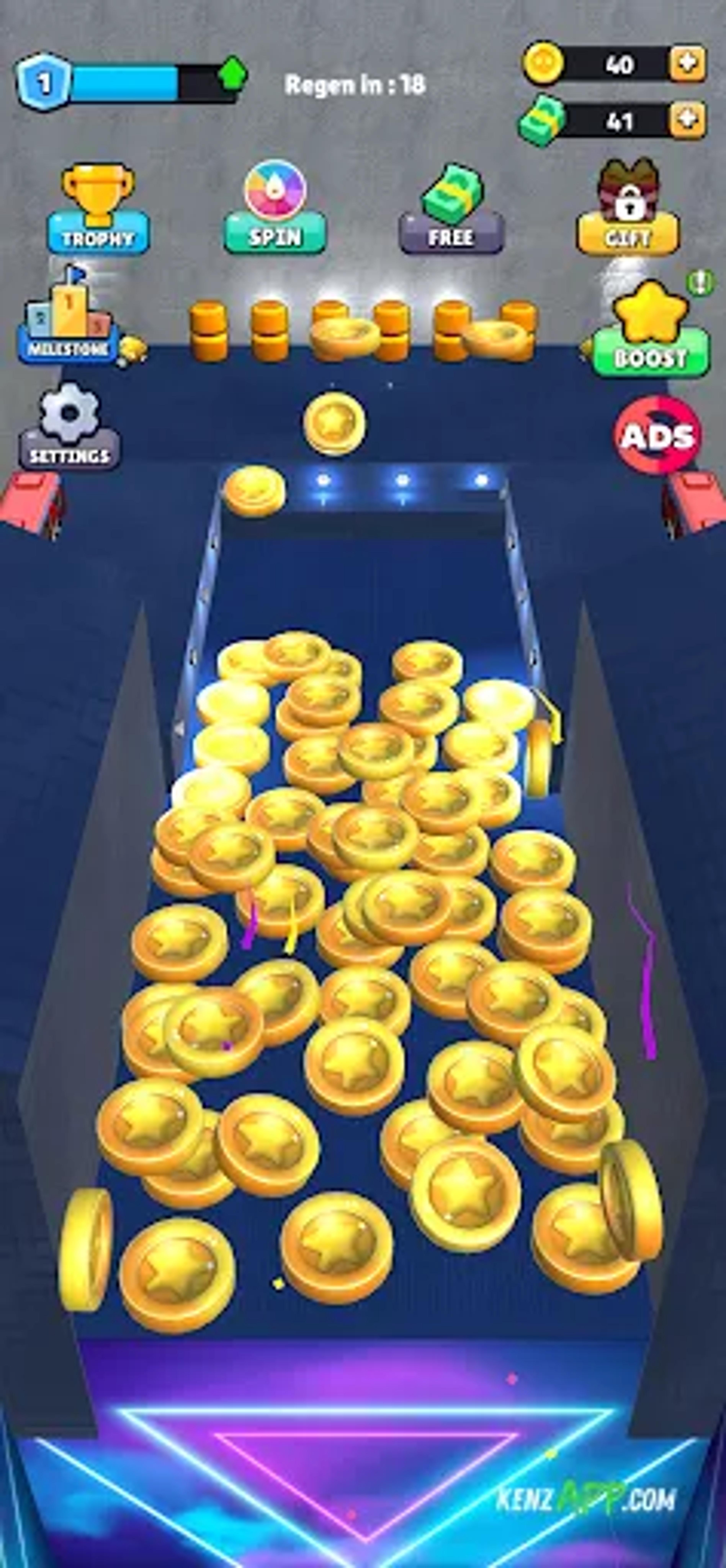 لقطة شاشة 1 من Coin Party Pusher