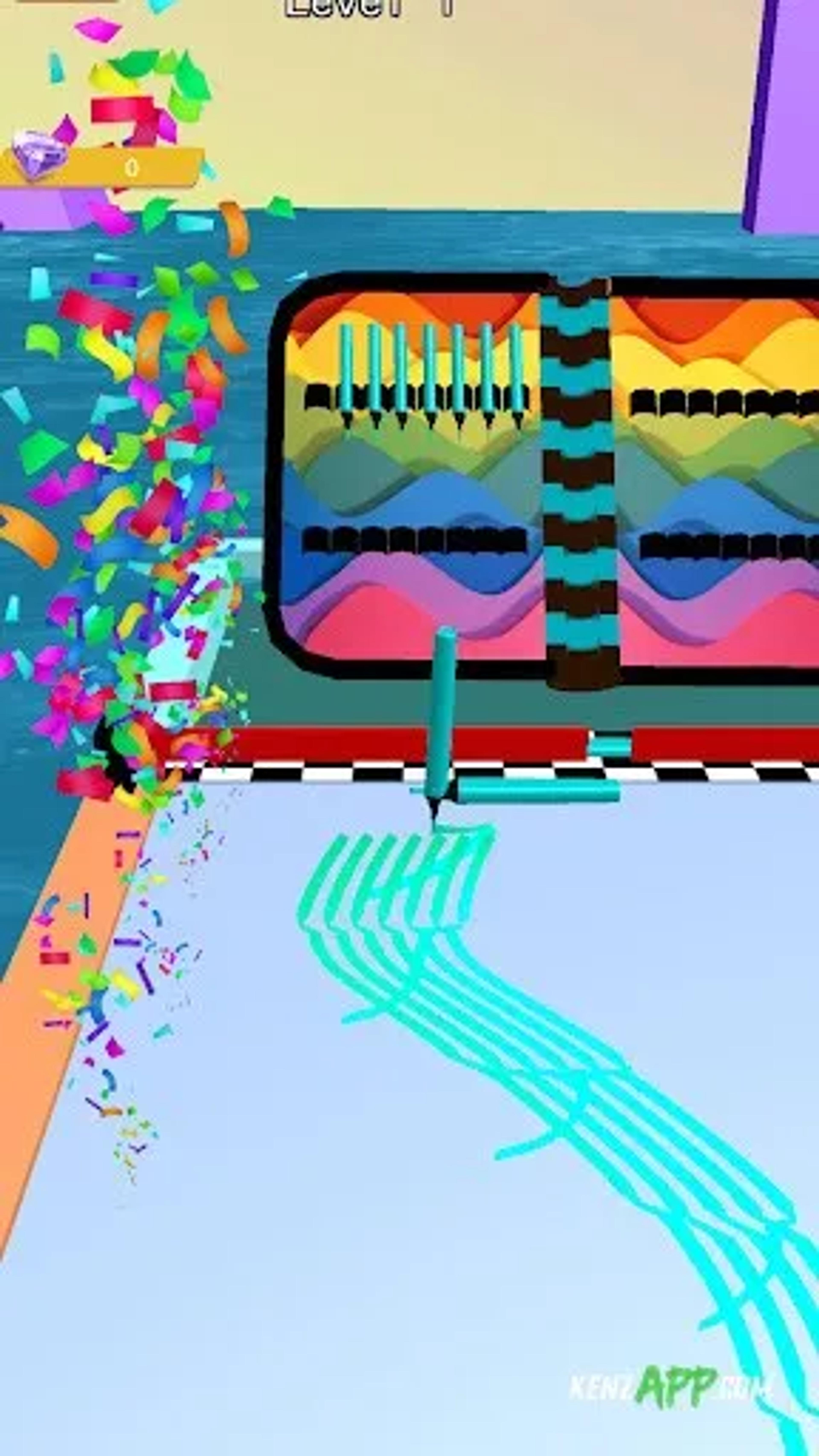 لقطة شاشة 1 من Pencil rush 3D