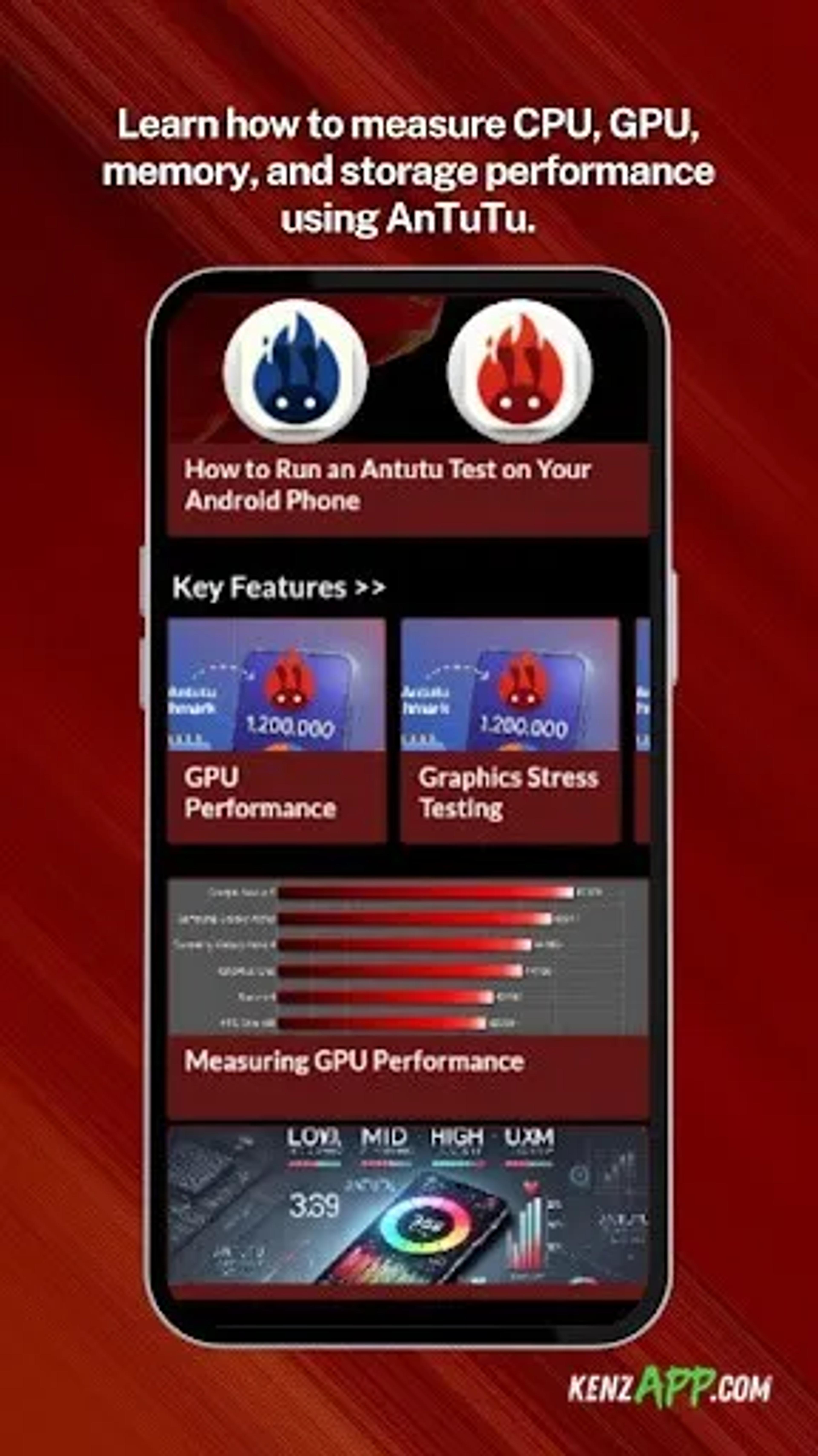 لقطة شاشة 2 من Antutu Benchmark App Workflows