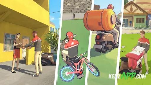 لقطة شاشة 3 من Ojol Life: Food Delivery Game