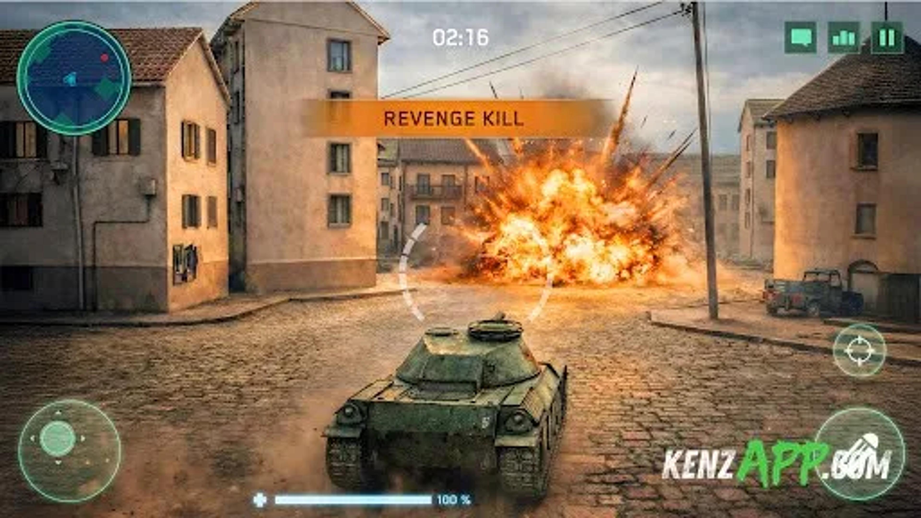 لقطة شاشة 3 من War Machines：Tanks Battle Game
