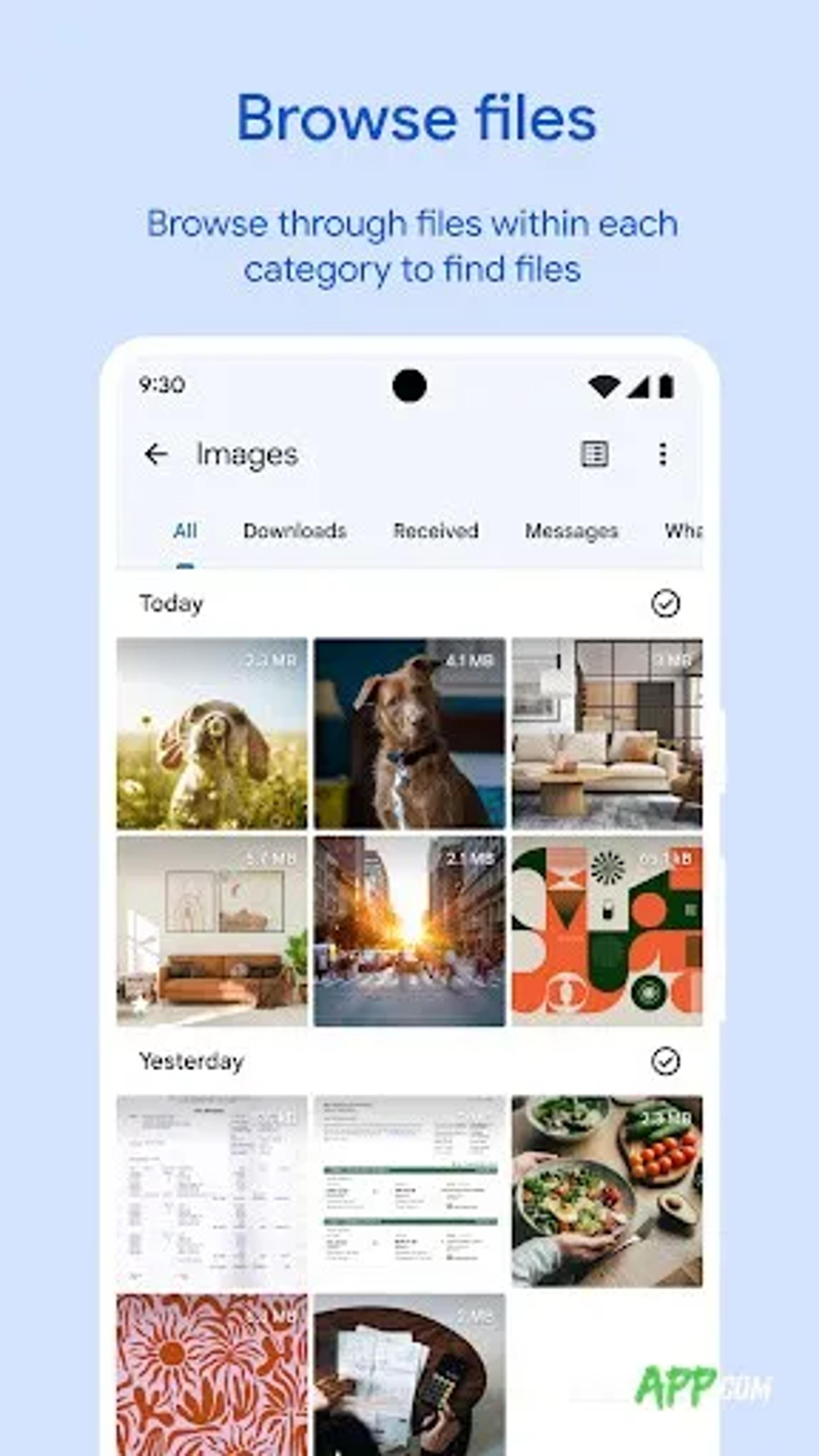 لقطة شاشة 2 من Files by Google