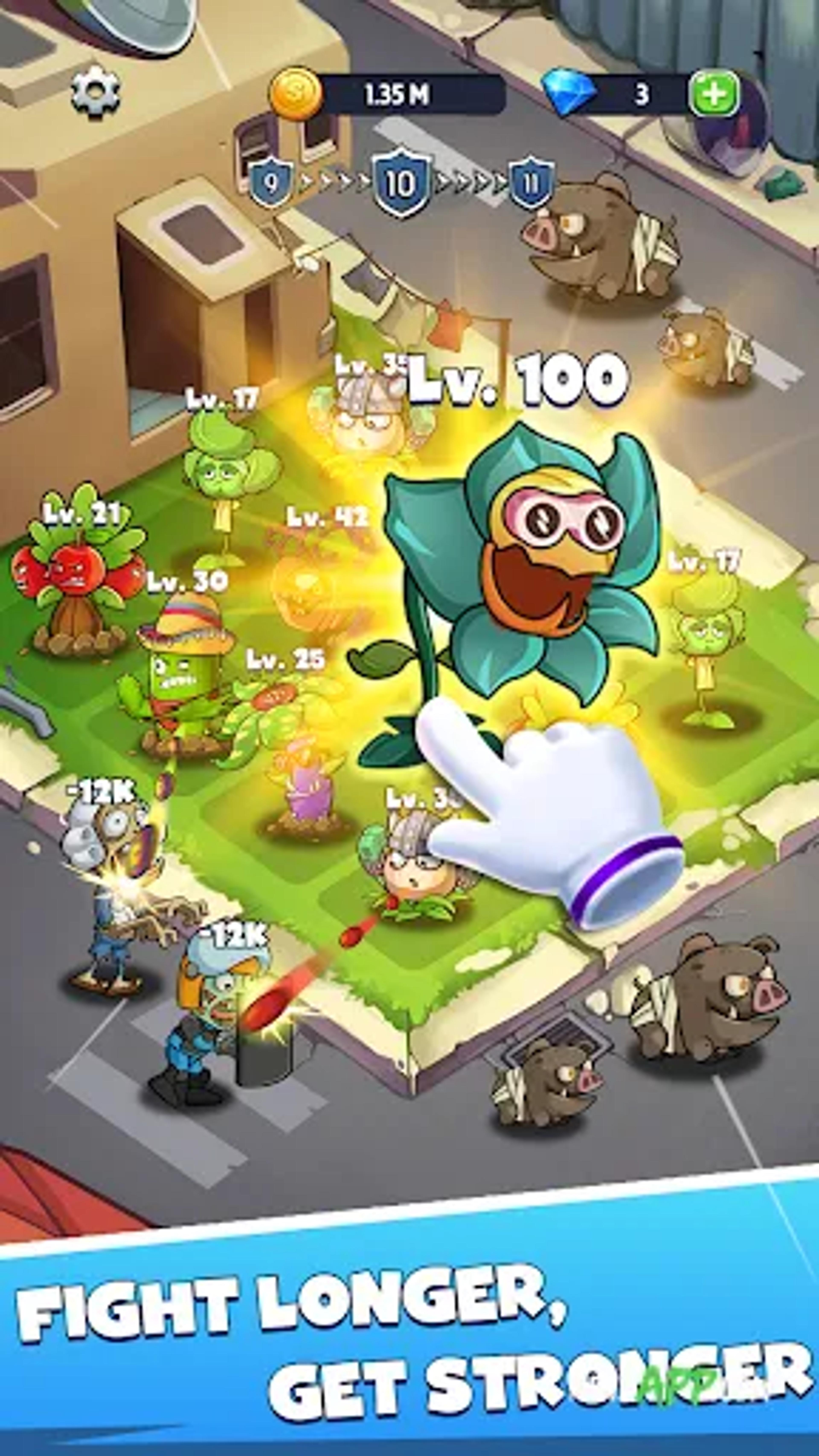 لقطة شاشة 4 من Merge Plants – Monster Defense