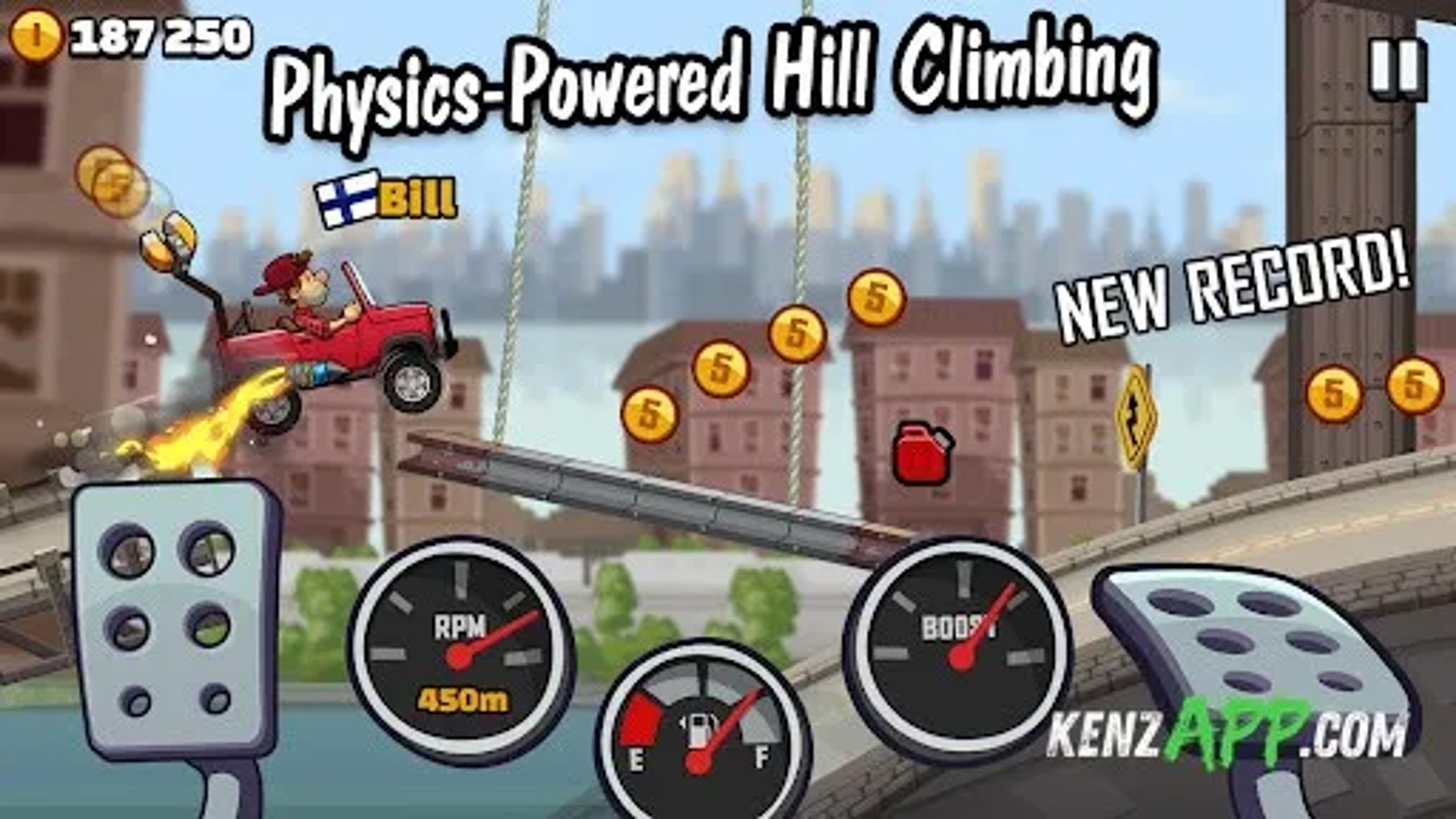 لقطة شاشة 1 من Hill Climb Racing 2