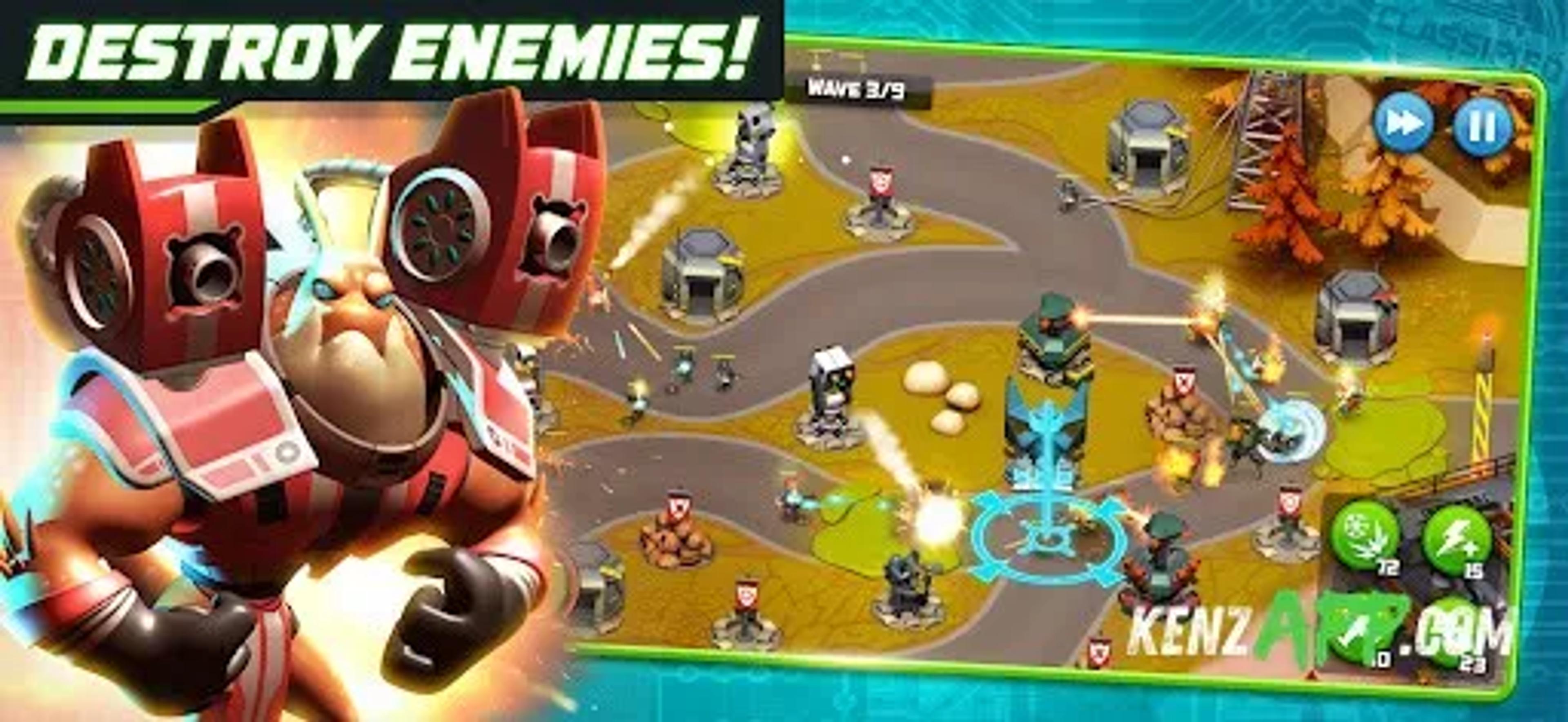 لقطة شاشة 2 من Alien Creeps TD
