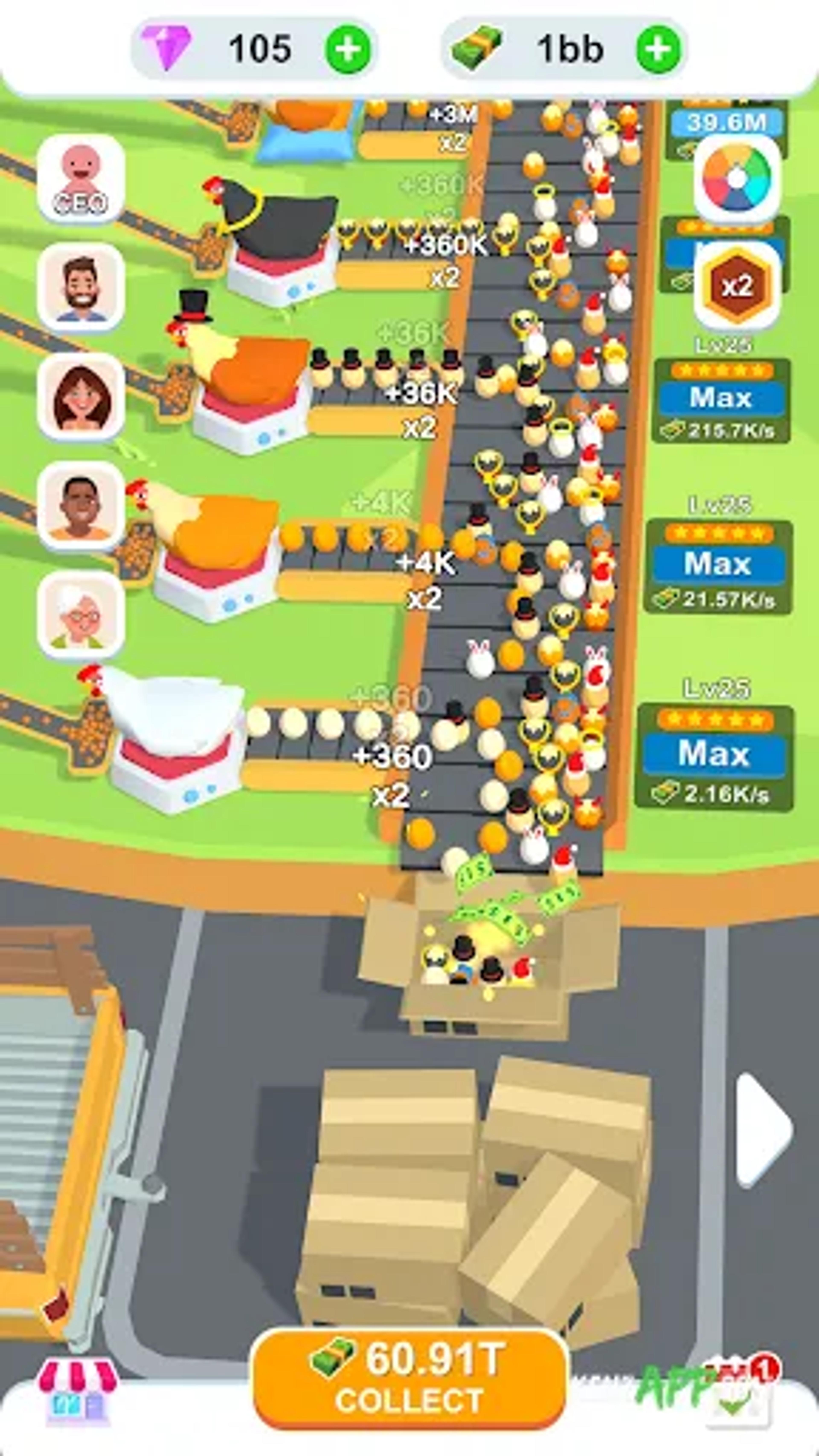 لقطة شاشة 2 من Idle Egg Factory