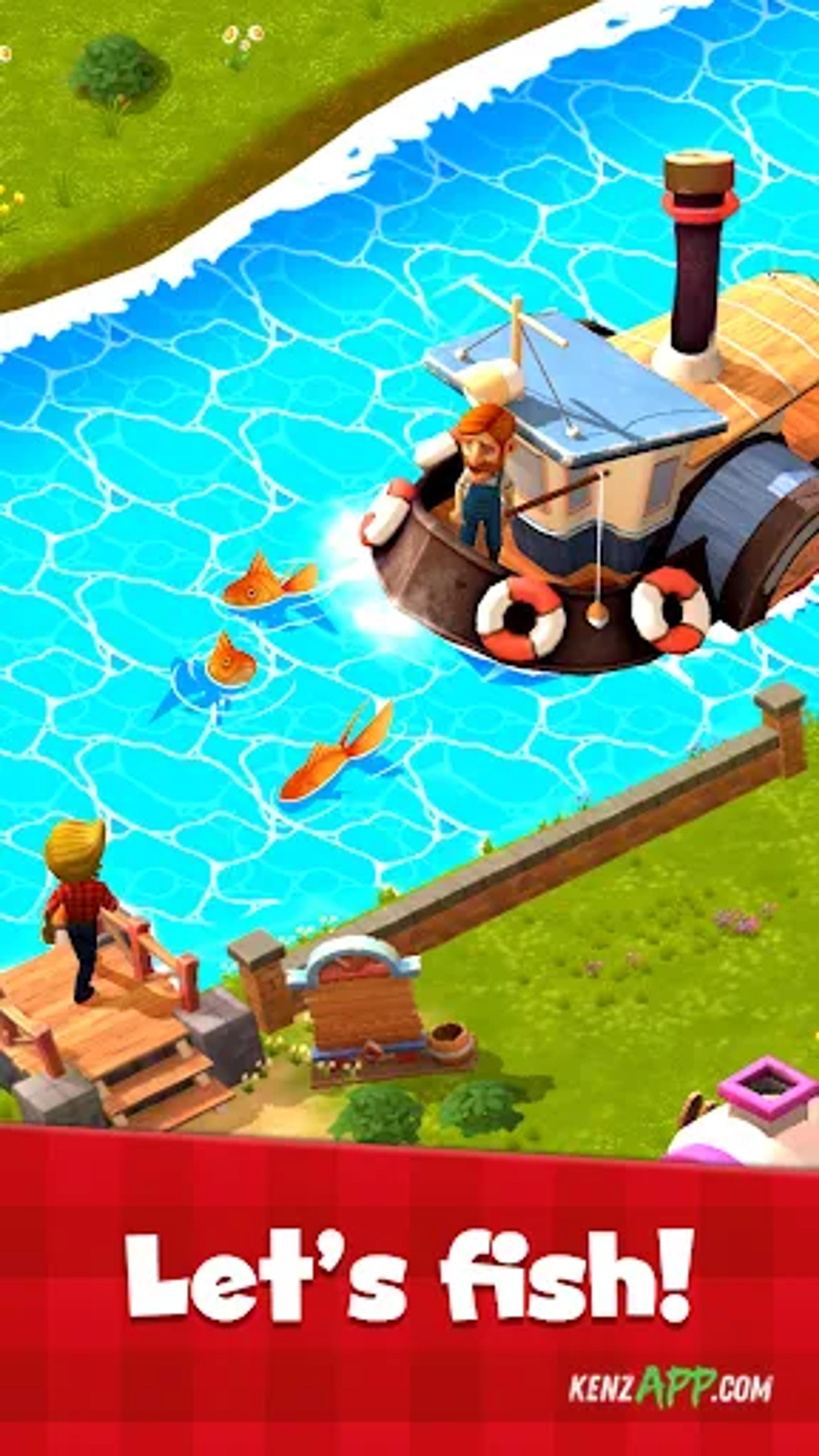 لقطة شاشة 4 من Happy Town Farm: Farming Games