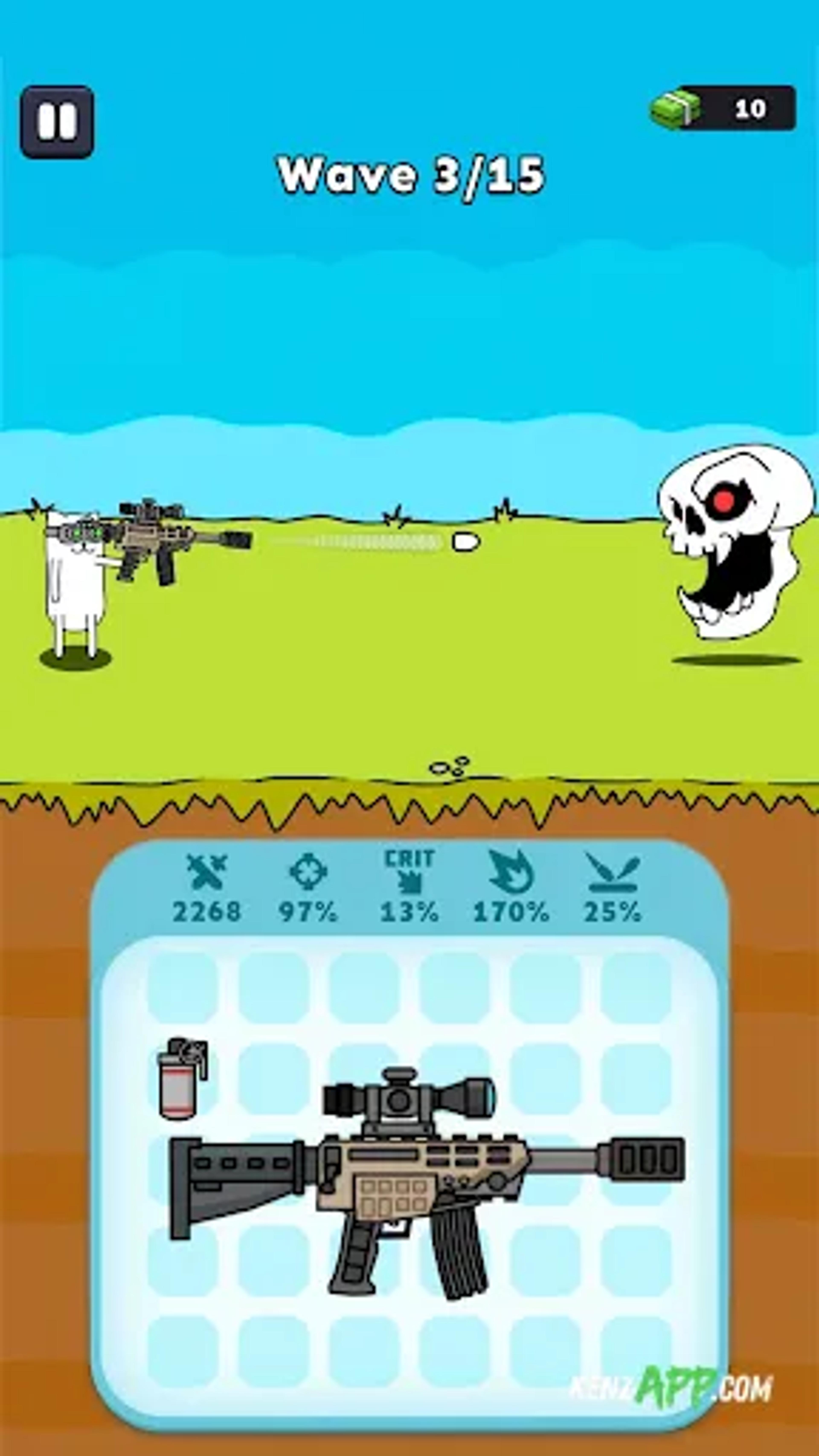 لقطة شاشة 4 من Gun Hero: Cat Survival Shooter