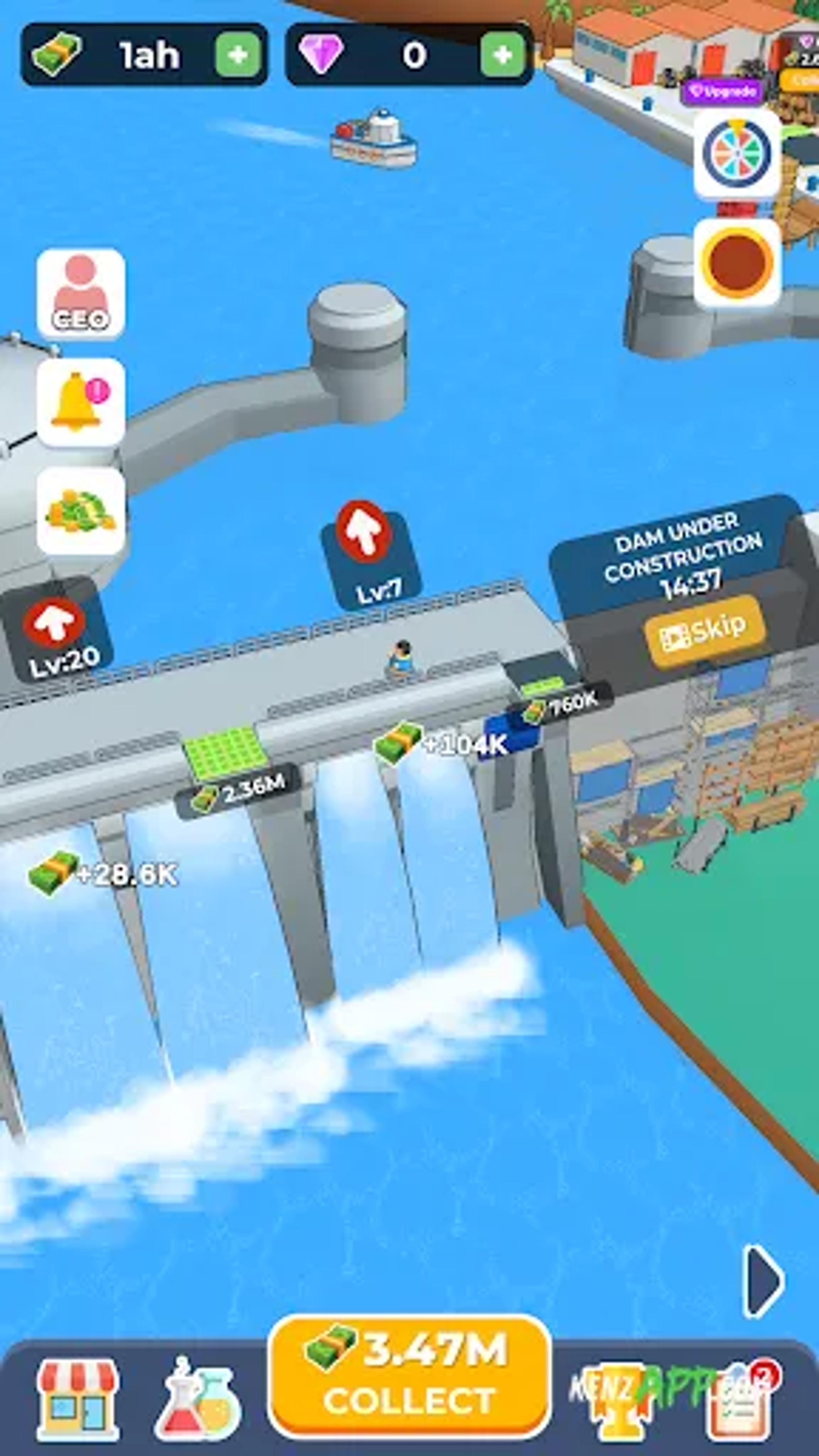 لقطة شاشة 2 من Dam Builder