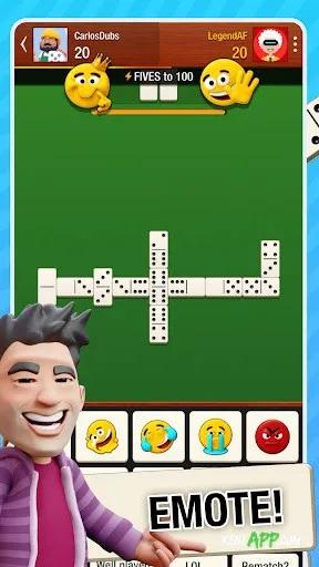 لقطة شاشة 3 من Domino! Multiplayer Dominoes
