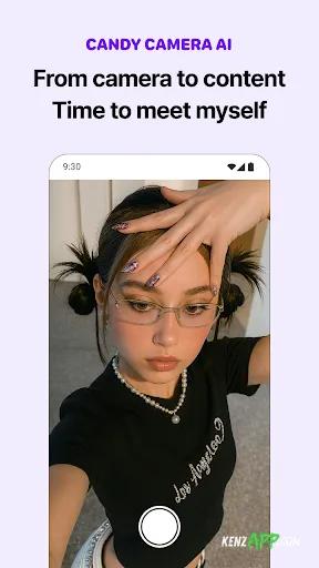لقطة شاشة 1 من Candy Camera AI – Find myself