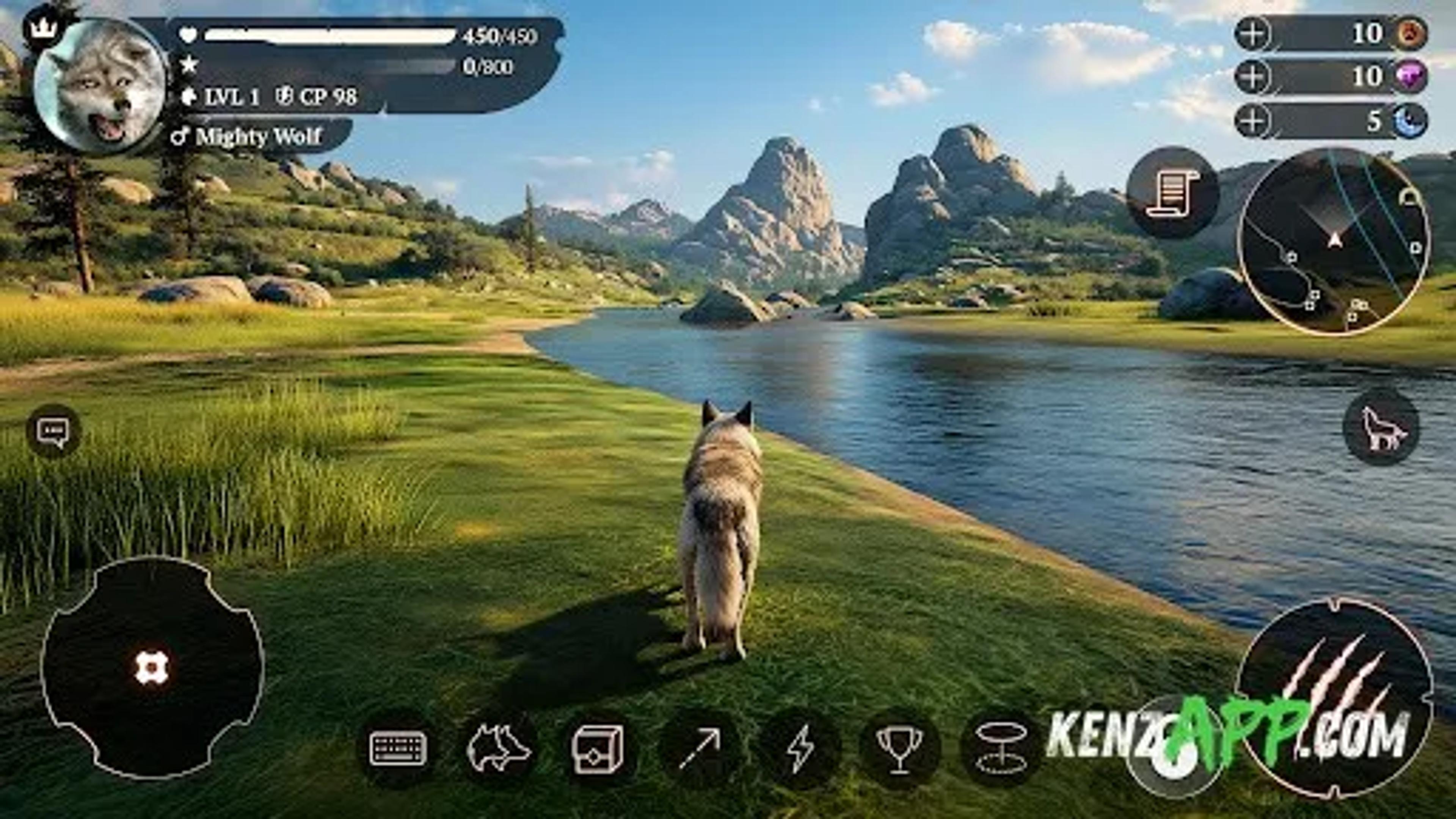 لقطة شاشة 1 من The Wolf: Animal Game MMORPG