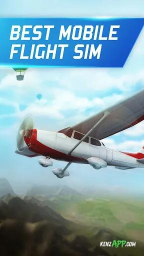 لقطة شاشة 2 من Flight Pilot: 3D Simulator