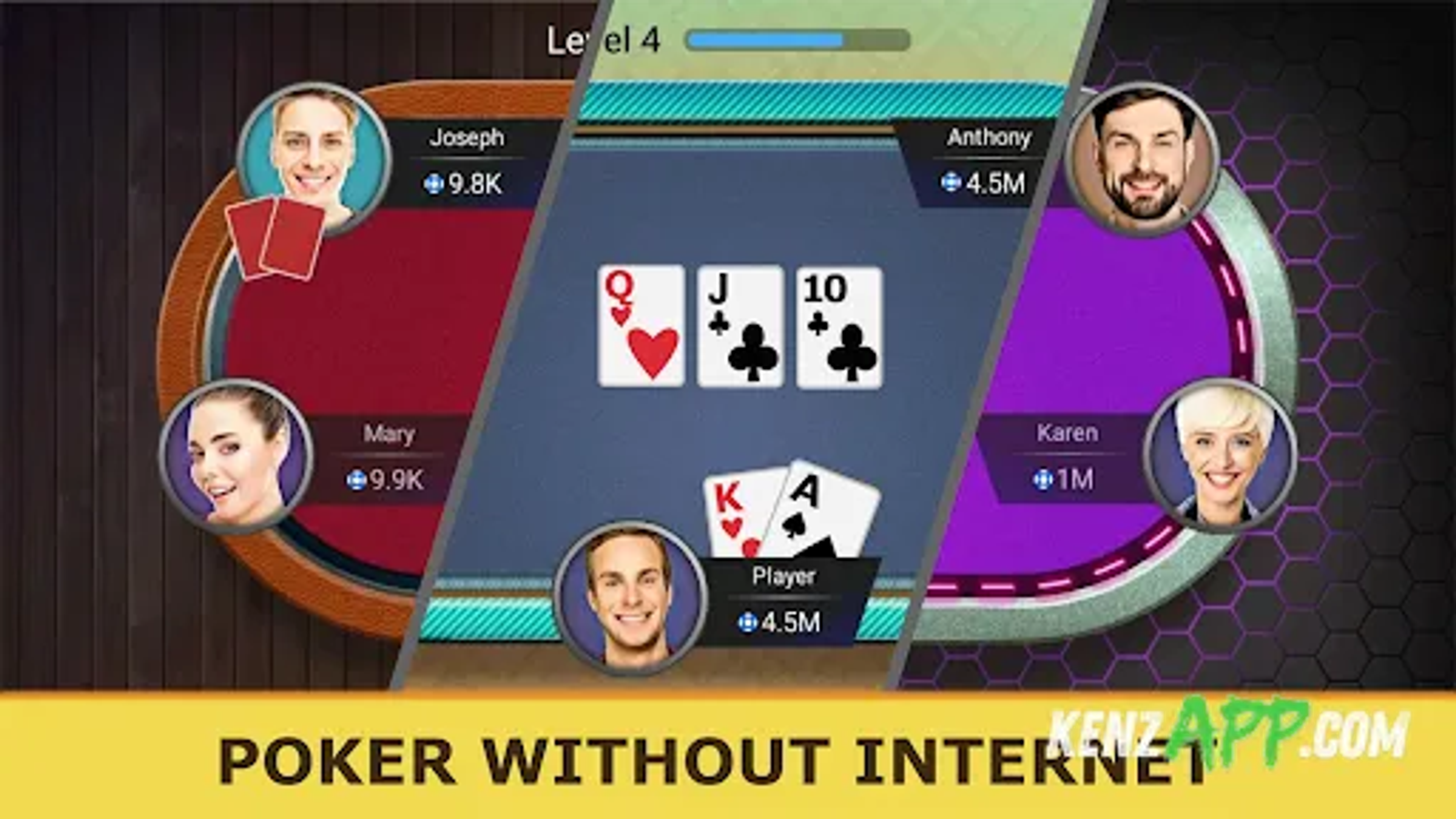 لقطة شاشة 2 من Poker Offline: Texas Holdem