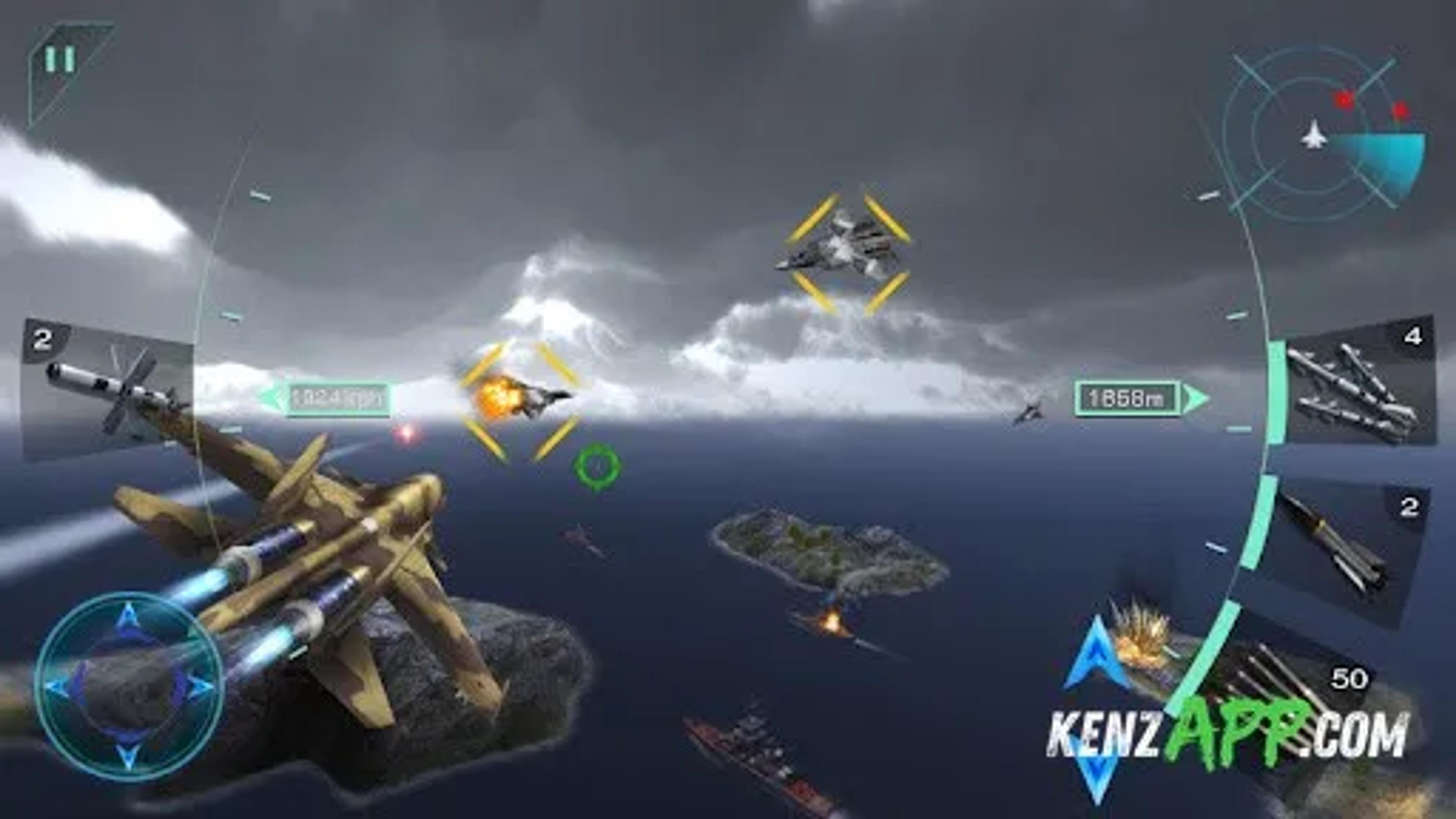 لقطة شاشة 4 من Sky Fighters 3D