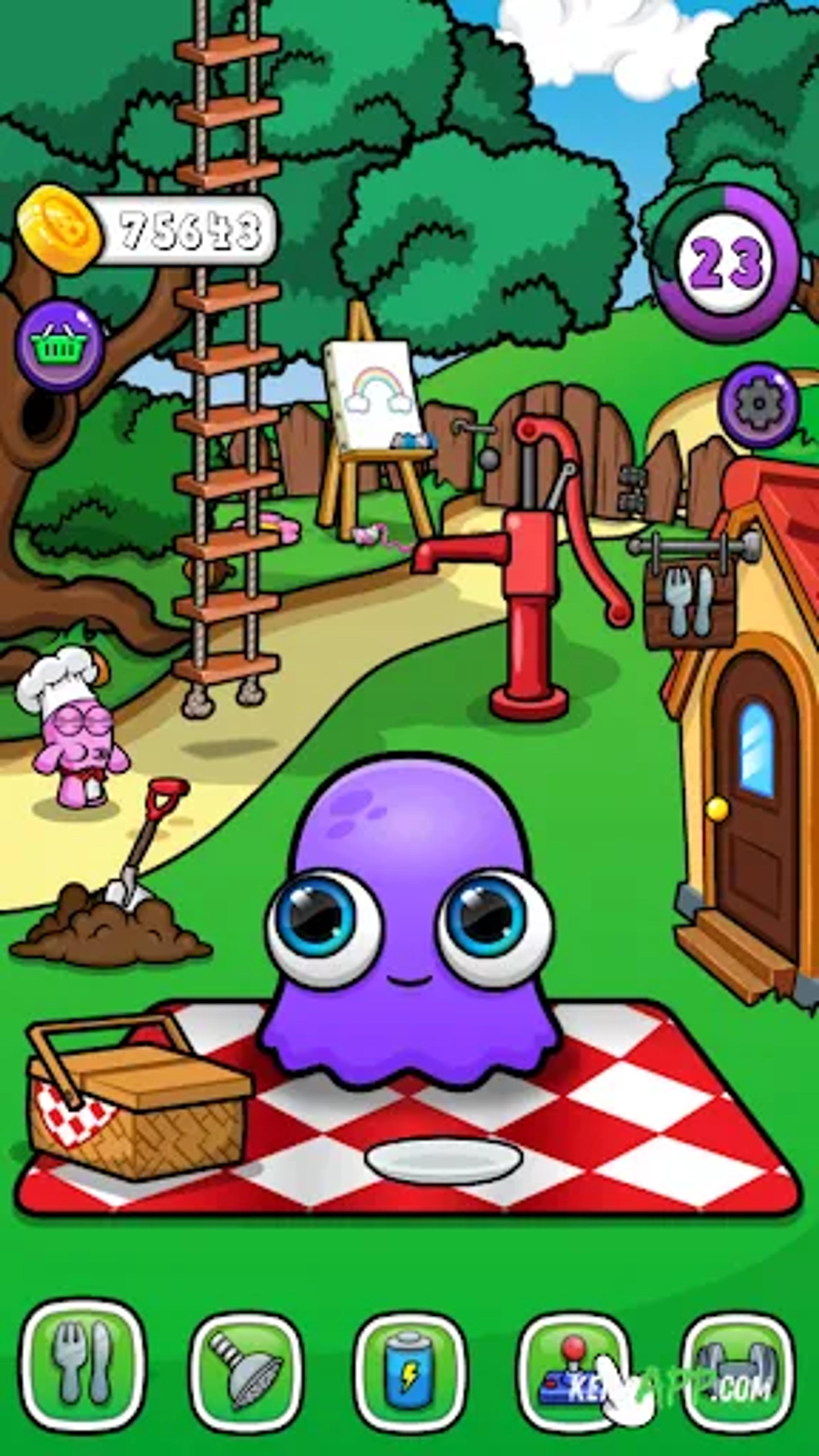 لقطة شاشة 1 من Moy 7 - Virtual Pet Game