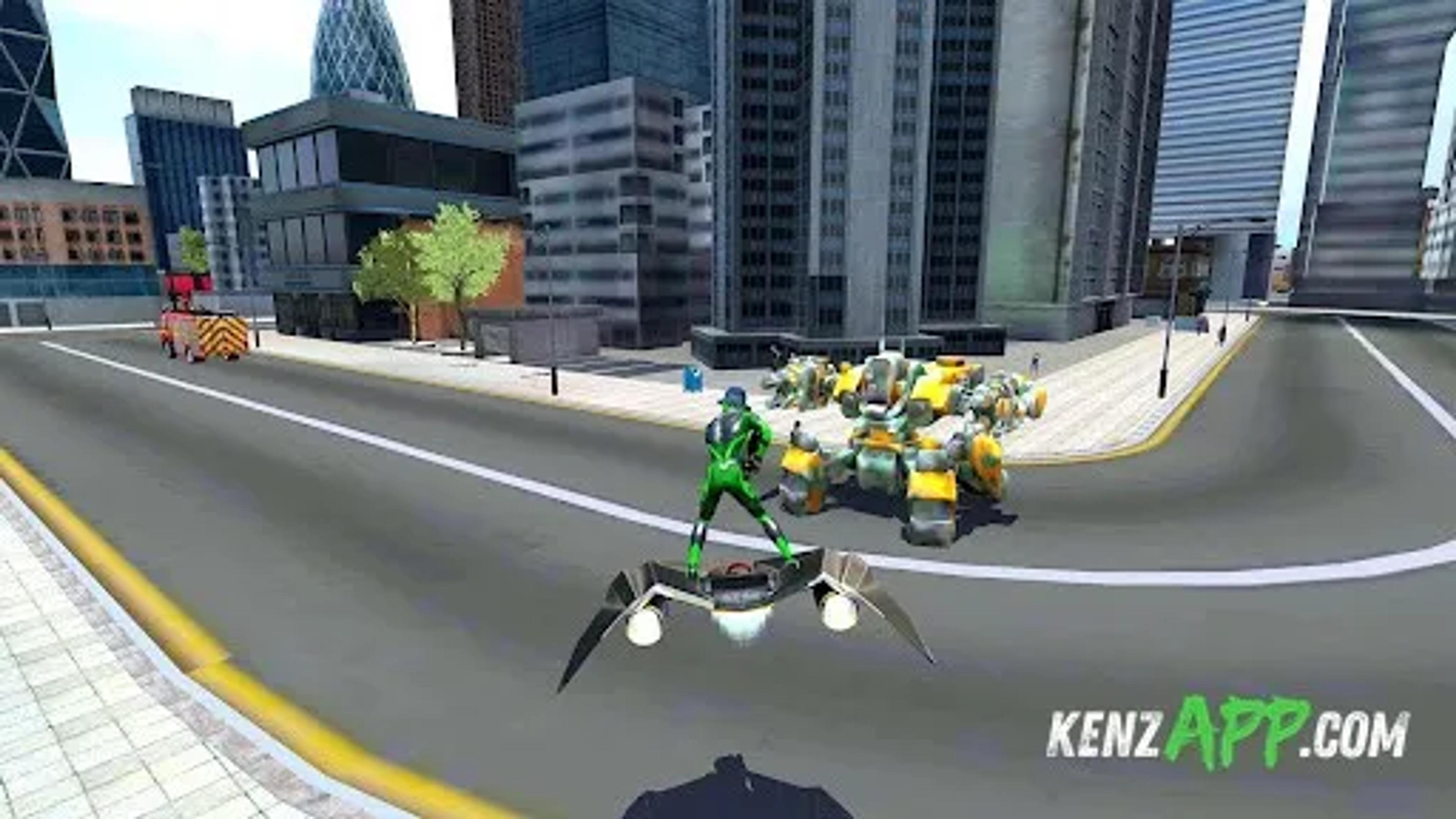 لقطة شاشة 2 من Rope Frog Ninja Hero Car Vegas