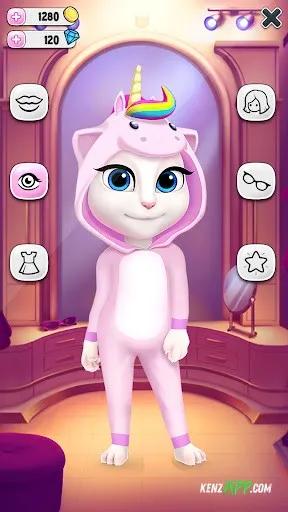 لقطة شاشة 4 من My Talking Angela