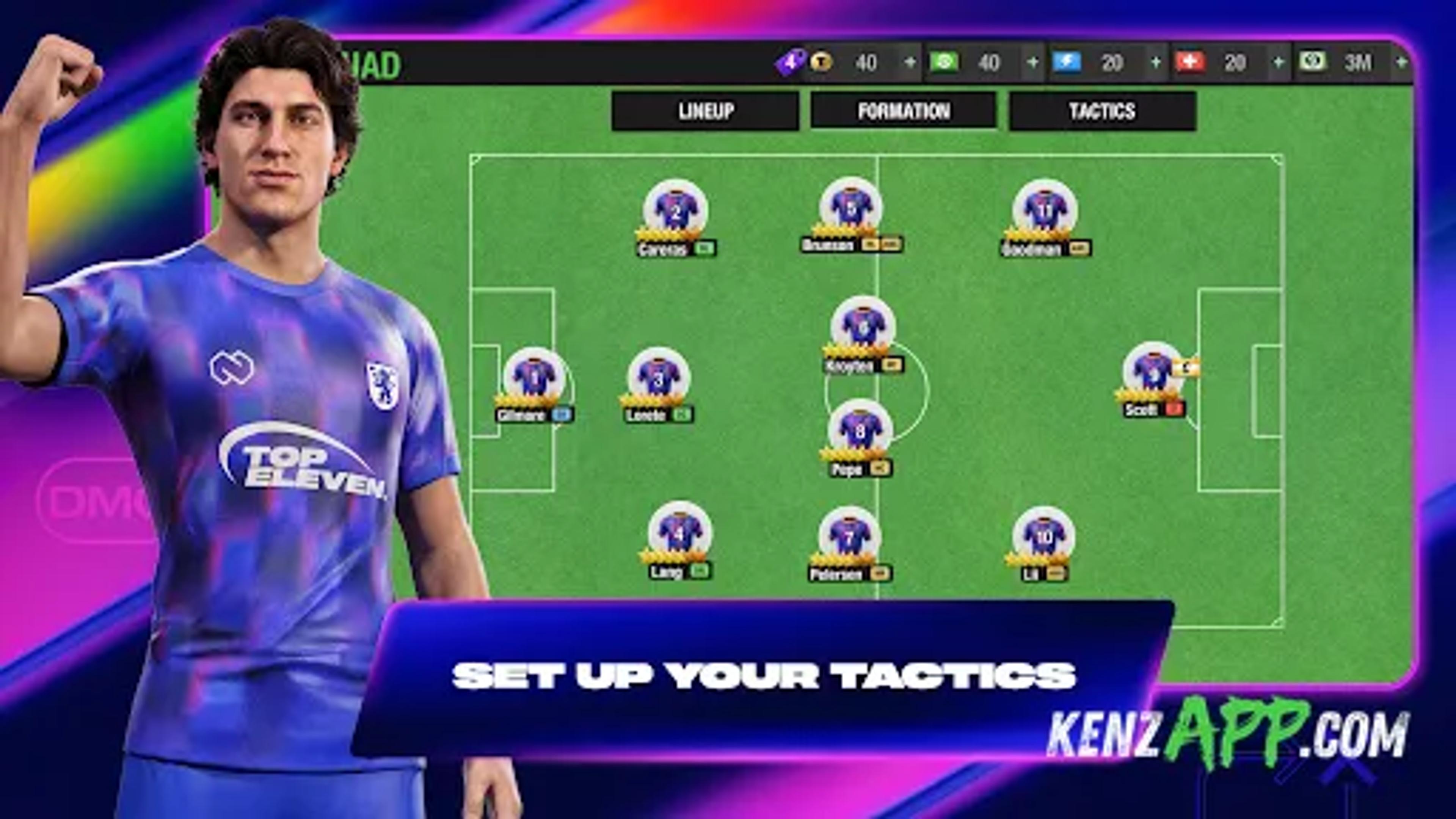 لقطة شاشة 4 من Top Eleven Be a Soccer Manager