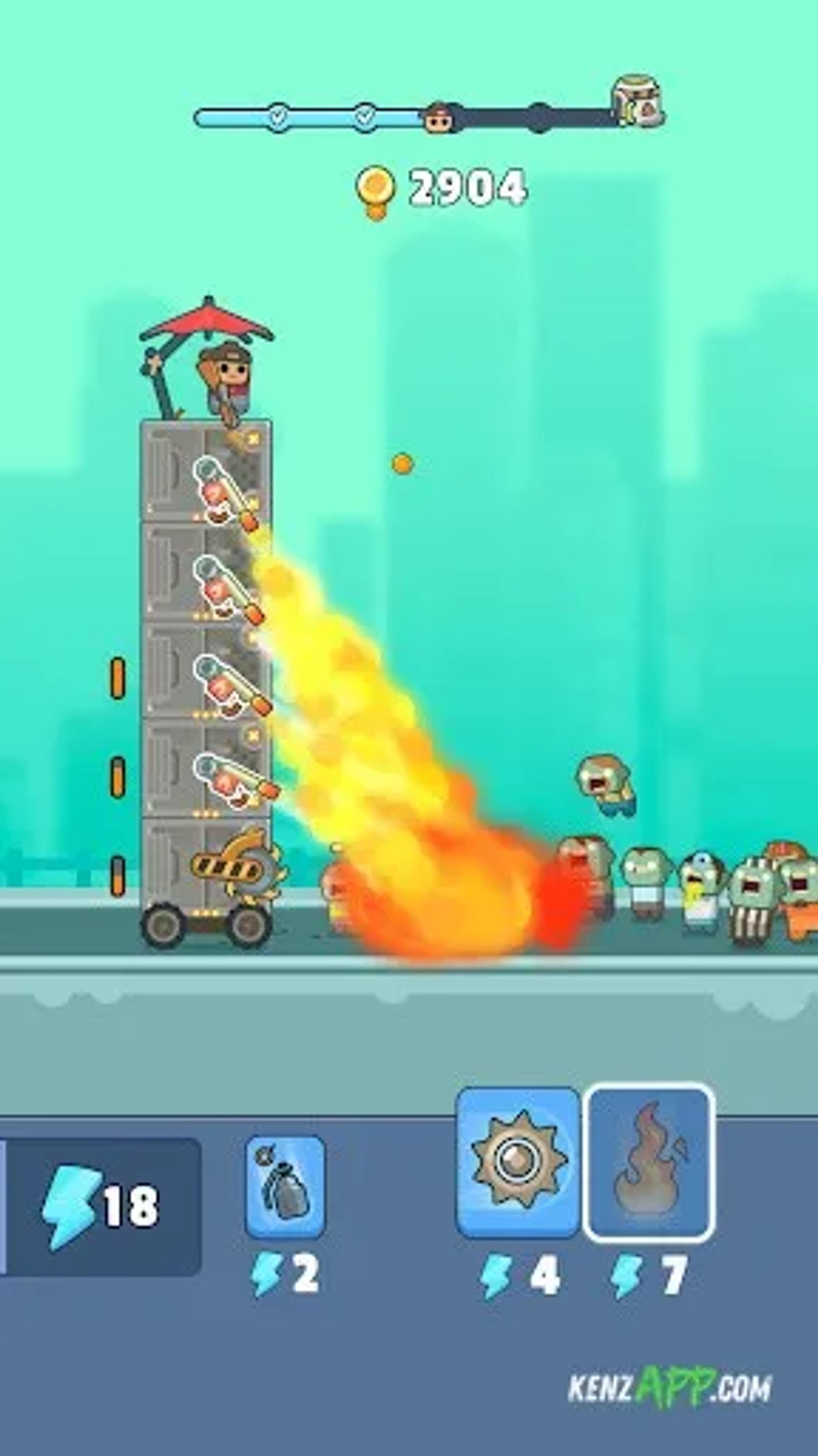 لقطة شاشة 3 من TDS - Tower Destiny Survive