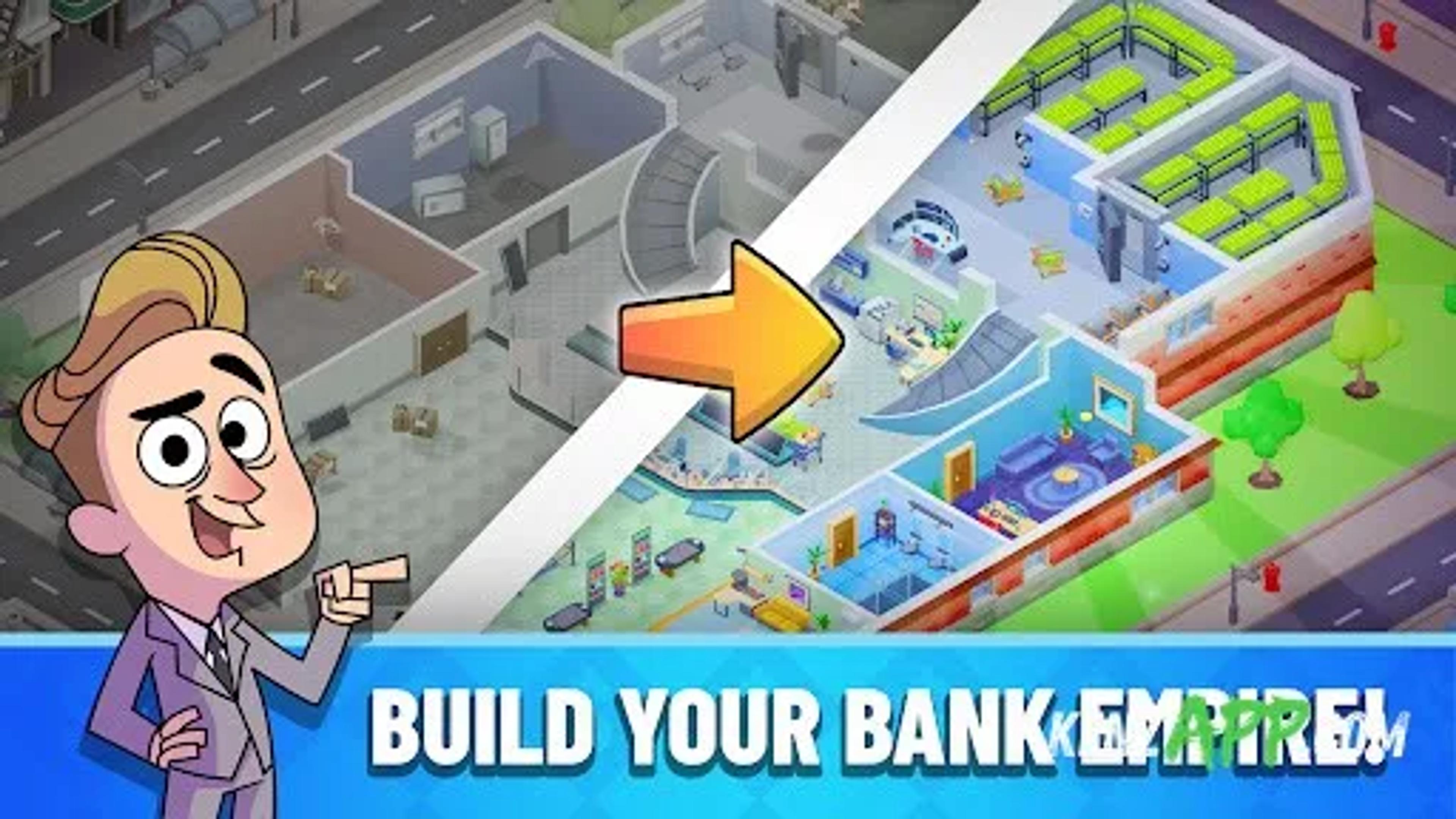 لقطة شاشة 4 من Idle Bank Tycoon: Money Empire