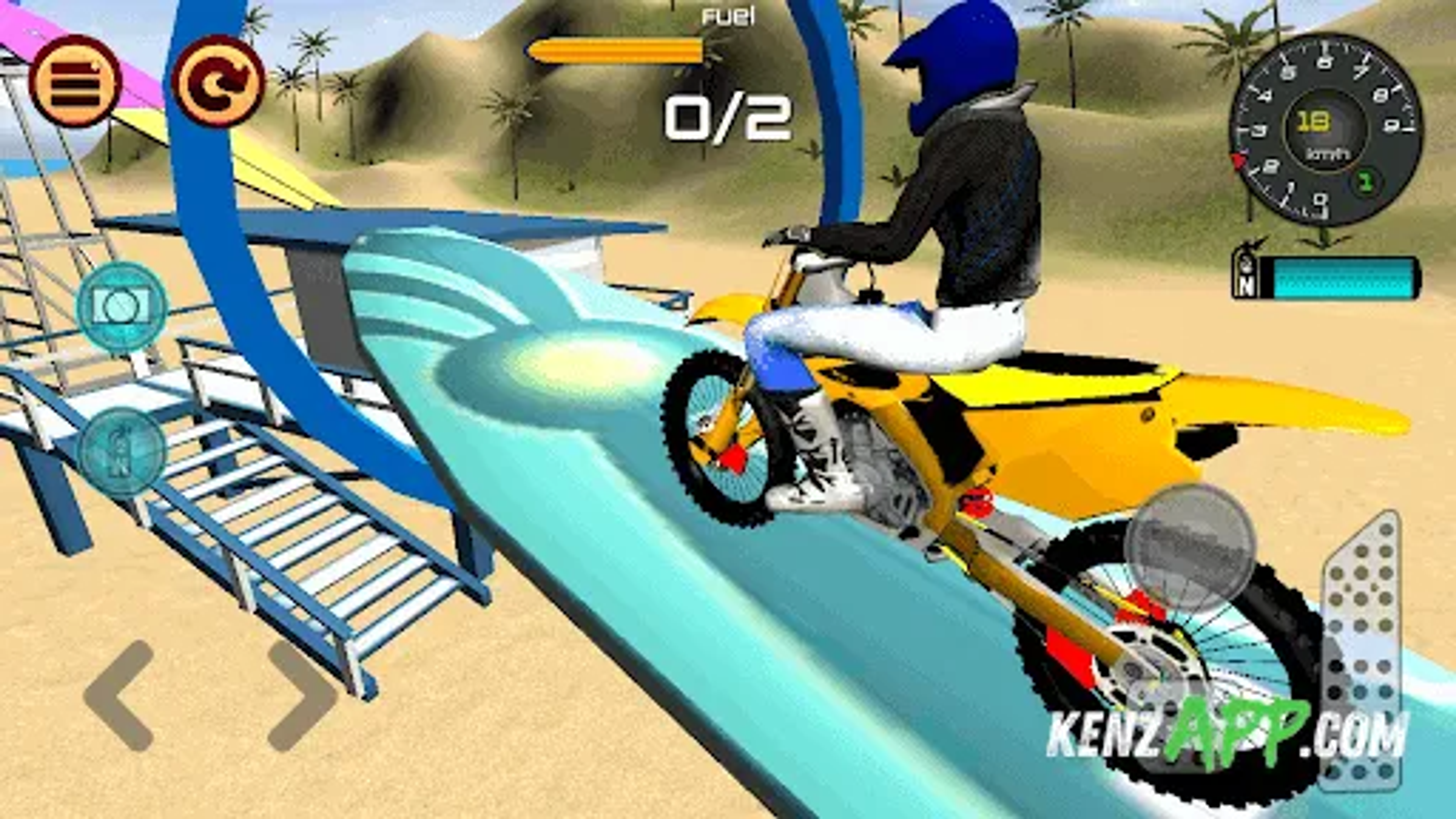 لقطة شاشة 3 من Motocross Beach Jumping 2